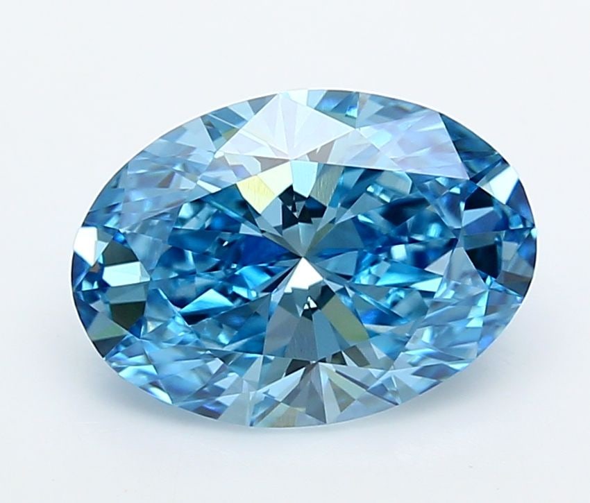 Loose Lab Diamond - IGI Oval 3.05ct Fancy Vivid Blue VVS2: Loose Lab Diamond - IGI Oval 3.05ct Fancy Vivid Blue VVS2 This listing features Loose Lab Diamond - IGI Oval 3.05ct Fancy Vivid Blue VVS2. Item specifics are provided below. Item Specifics: Source: Th