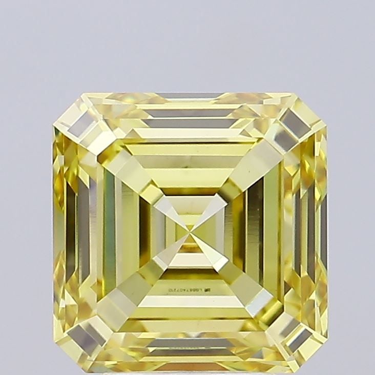 Loose Lab Diamond - IGI Asscher 5.01ct Fancy Intense Yellow VVS2 (1 of 1)