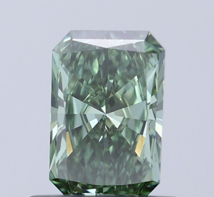 Loose Lab Diamond - IGI Radiant 0.54ct Fancy Vivid Green VVS2 (1 of 1)