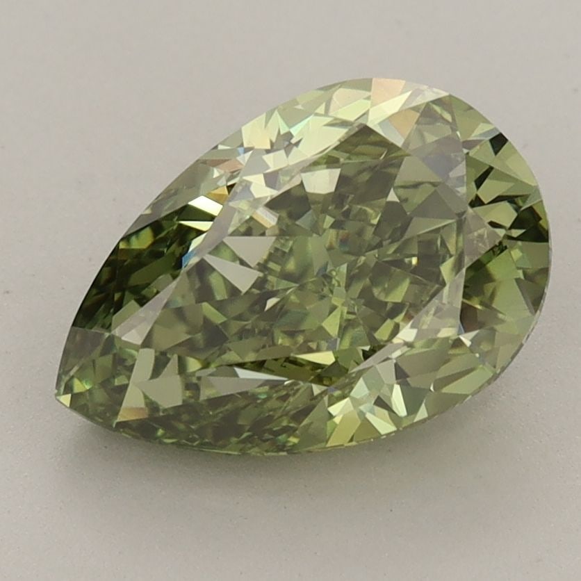 Loose Lab Diamond - IGI Pear 2.69ct Fancy Vivid Green VVS2 (1 of 1)