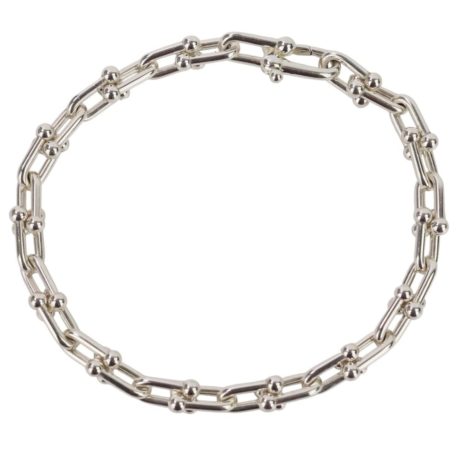 Bracelet Tiffany Link: Bracelet Tiffany Link This listing features Bracelet Tiffany Link. Item specifics are provided below. Item Specifics: Brand: Tiffany Type: Link Bracelet Gender: Women Color: Silver Length: 19.5cm / 7.