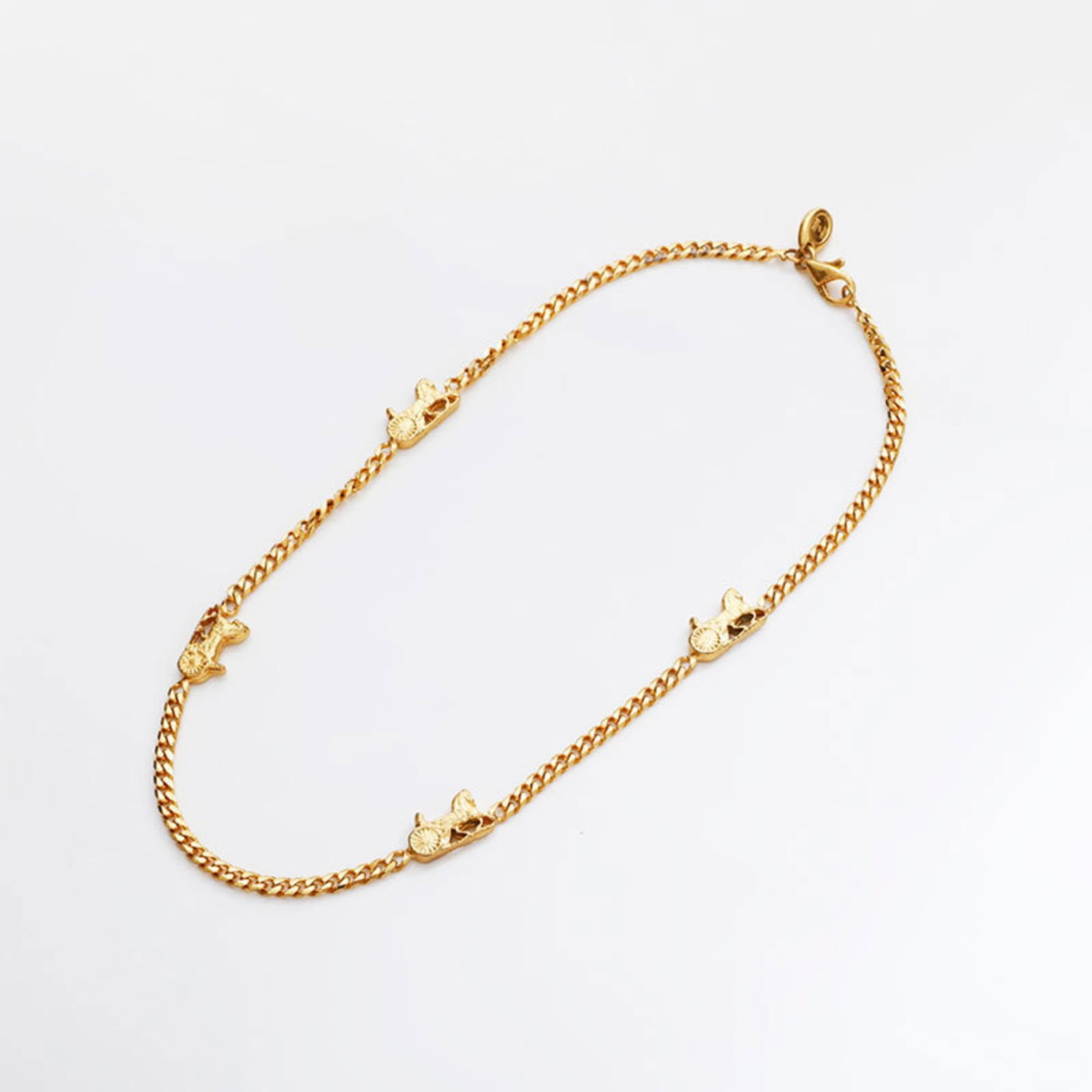 WS22921 - Celine Horse-Drawn Chain Necklace - Gold: WS22921 - Celine Horse-Drawn Chain Necklace - Gold This listing features WS22921 - Celine Horse-Drawn Chain Necklace - Gold. Item specifics are provided below. Item Specifics: Brand: Celine Necklace