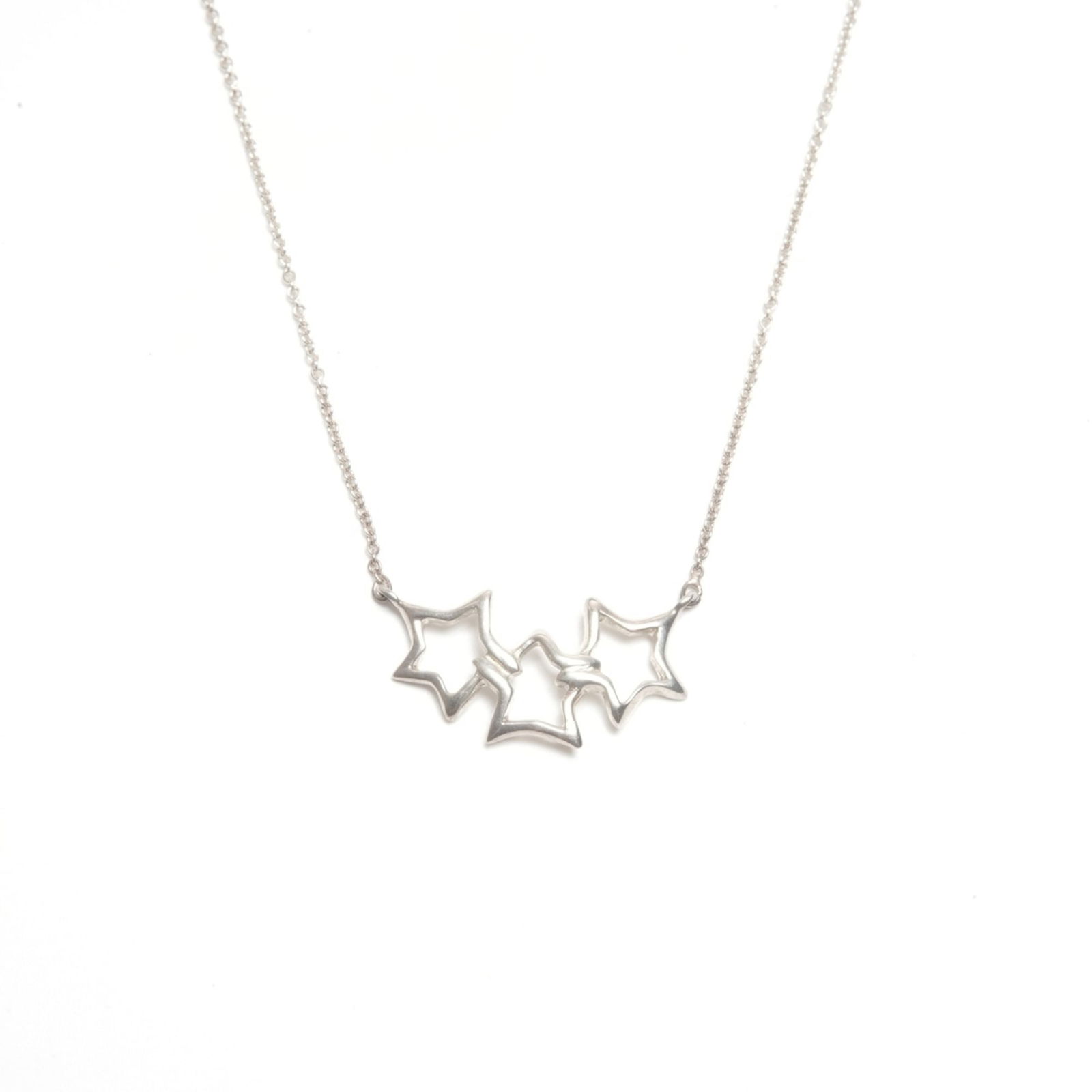 WS24568 - Tiffany & Co. 925 Triple Star Necklace in Silver: WS24568 - Tiffany & Co. 925 Triple Star Necklace in Silver This listing features WS24568 - Tiffany & Co. 925 Triple Star Necklace in Silver. Item specifics are provided below. Item Specifics: Brand: