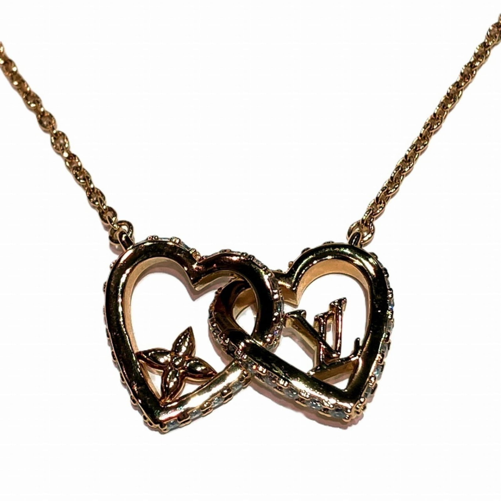 M01733. Free Shipping and Gift Wrapping Available. - Louis Vuitton My LV Love Necklace - 48.5cm -: M01733. Free Shipping and Gift Wrapping Available. - Louis Vuitton My LV Love Necklace - 48.5cm - with GP Rhinestones This listing features M01733. Free Shipping and Gift Wrapping Available. - Louis