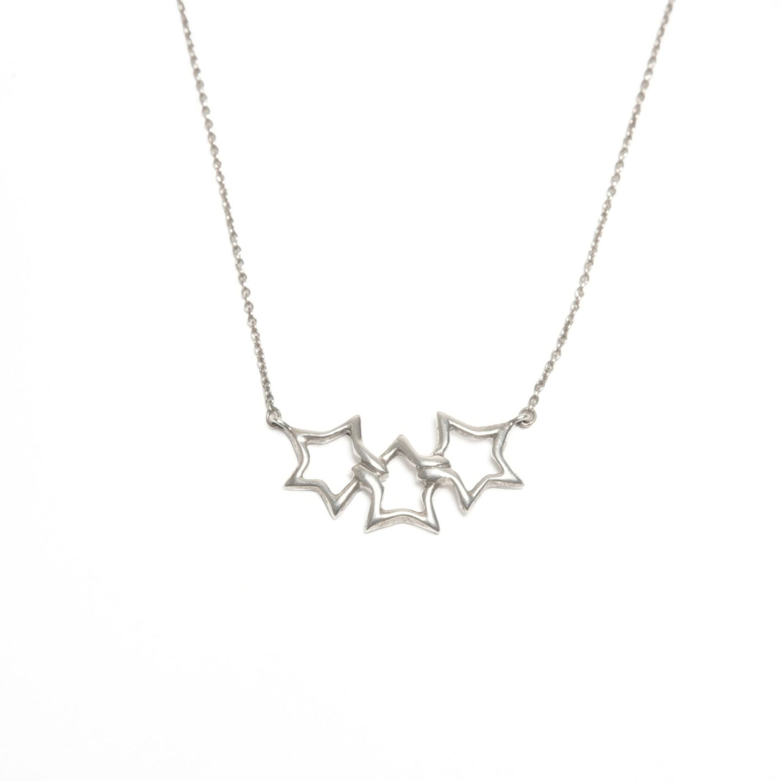 WS24567 - Tiffany & Co. 925 Triple Star Necklace in Silver: WS24567 - Tiffany & Co. 925 Triple Star Necklace in Silver This listing features WS24567 - Tiffany & Co. 925 Triple Star Necklace in Silver. Item specifics are provided below. Item Specifics: Brand: