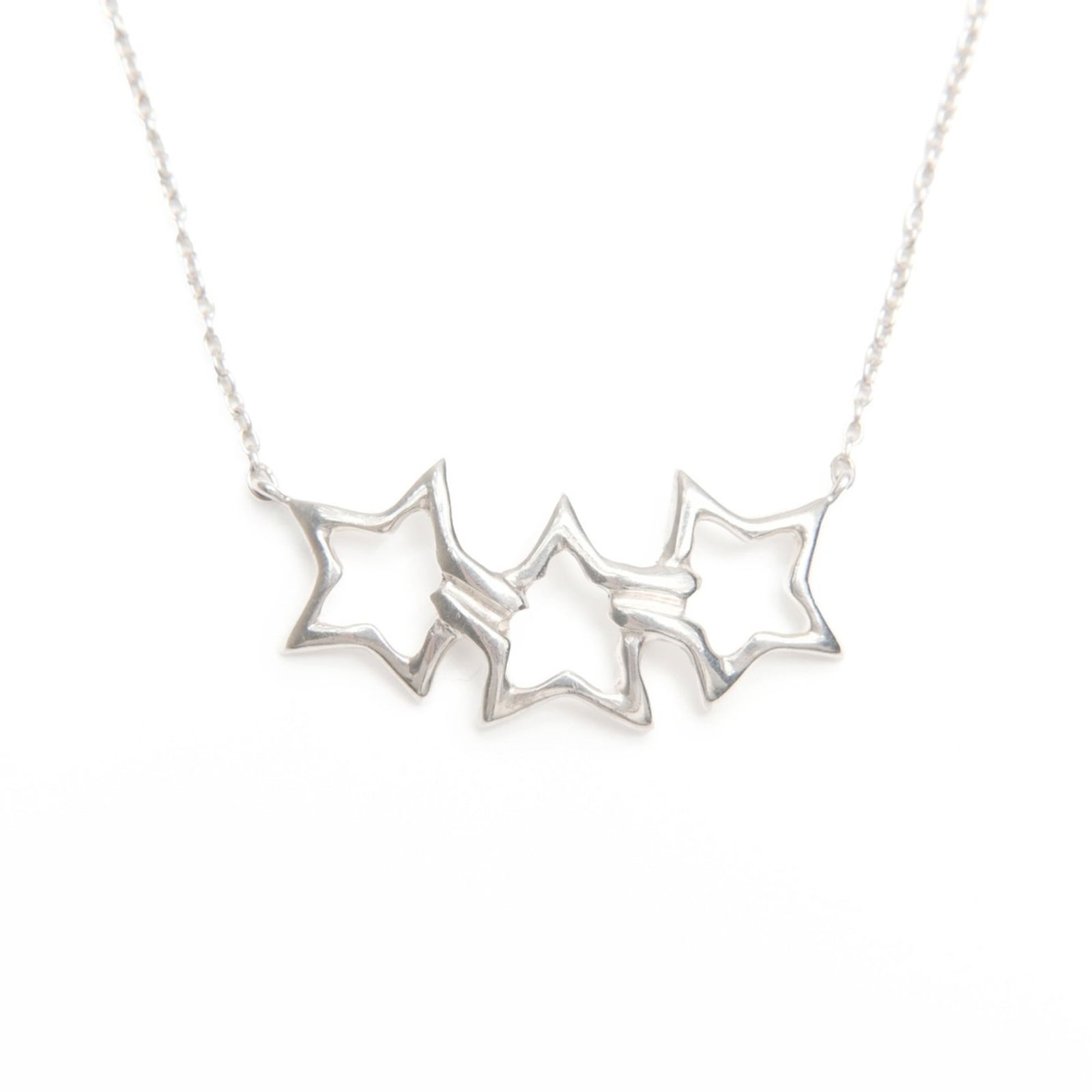 WS24007 - Tiffany & Co. 925 Triple Star Necklace in Silver: WS24007 - Tiffany & Co. 925 Triple Star Necklace in Silver This listing features WS24007 - Tiffany & Co. 925 Triple Star Necklace in Silver. Item specifics are provided below. Item Specifics: Brand: