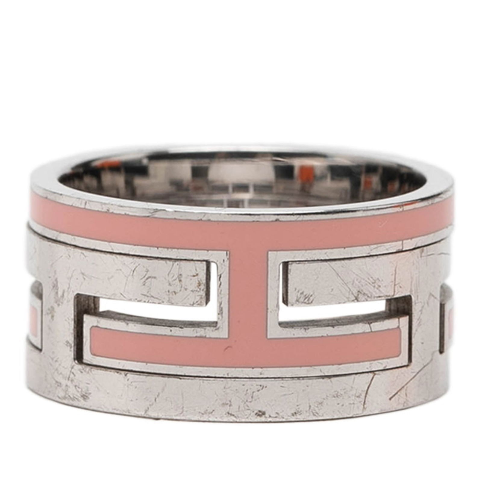 925 Hermes Band Ring Silver: 925 Hermes Band Ring Silver This listing features 925 Hermes Band Ring Silver. Item specifics are provided below. Item Specifics: Brand: Hermes Type: Band Ring Gender: Women Color: Pink Material: