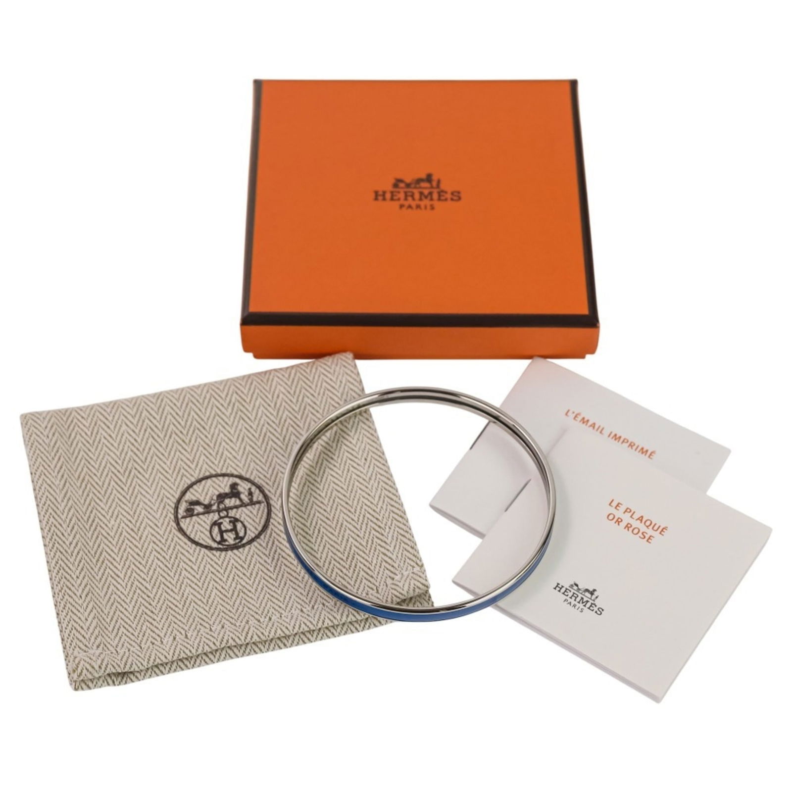 Enamel Hermes Bangle - 10