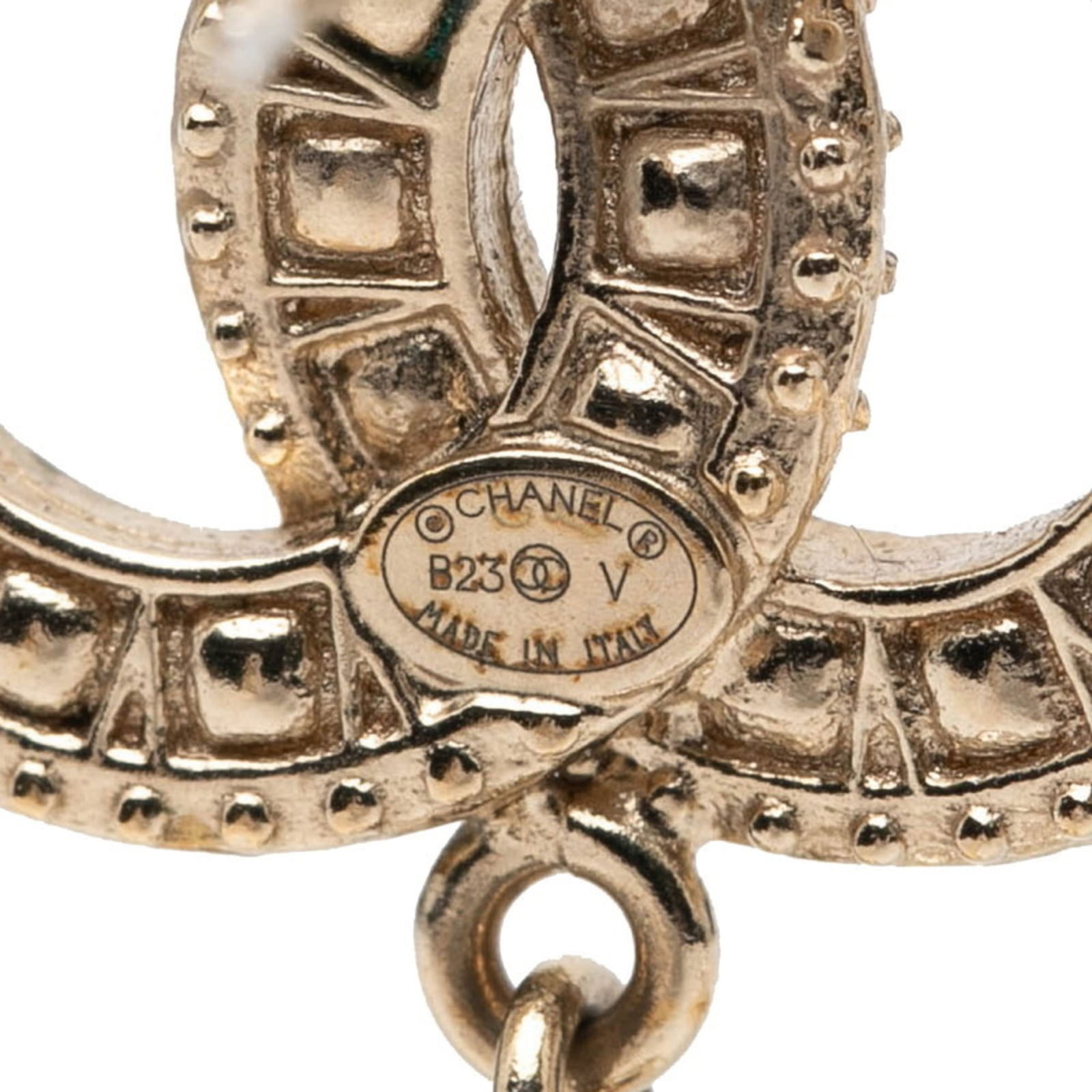 Plating Chanel Stud Earrings Gold - 4