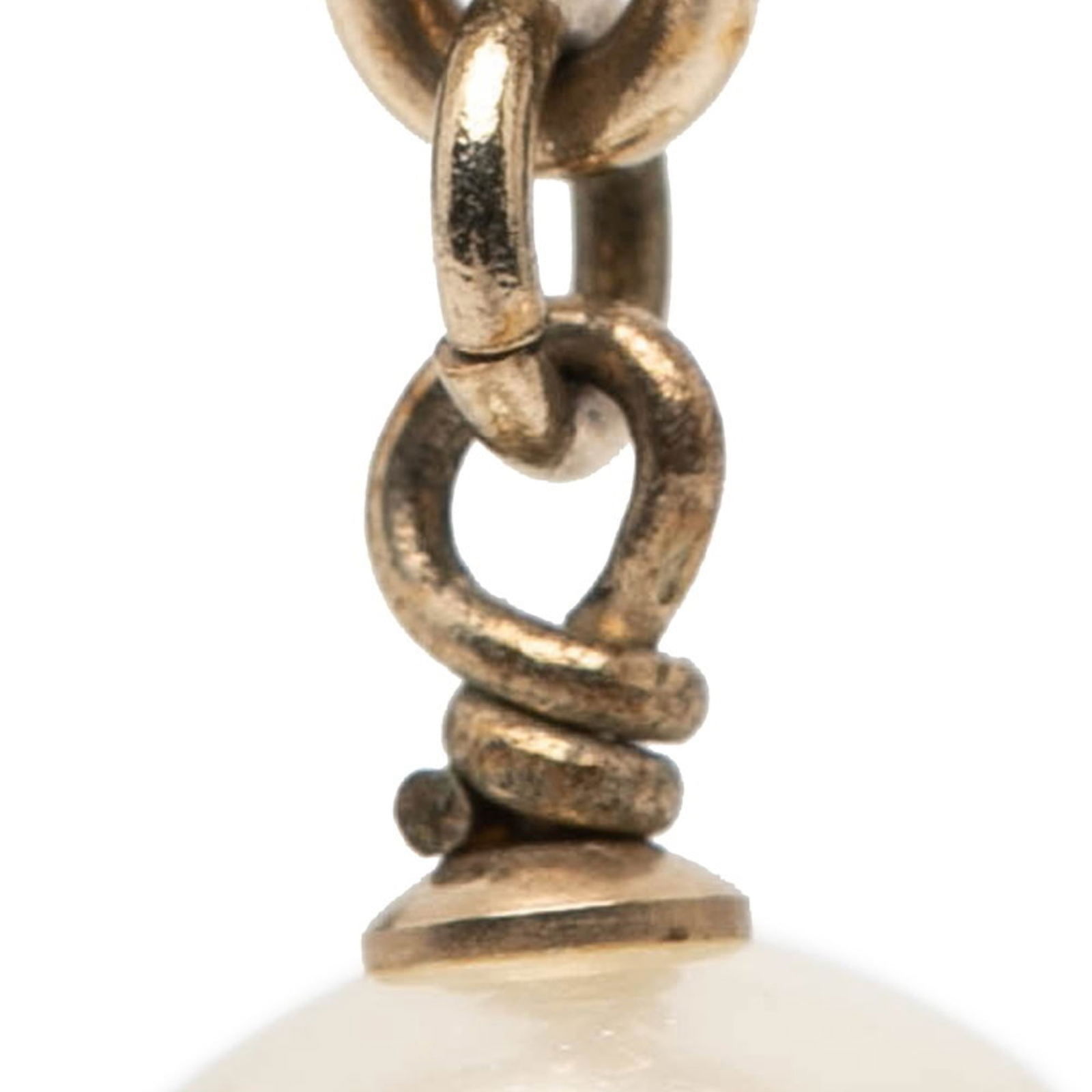 Plating Chanel Stud Earrings Gold - 5