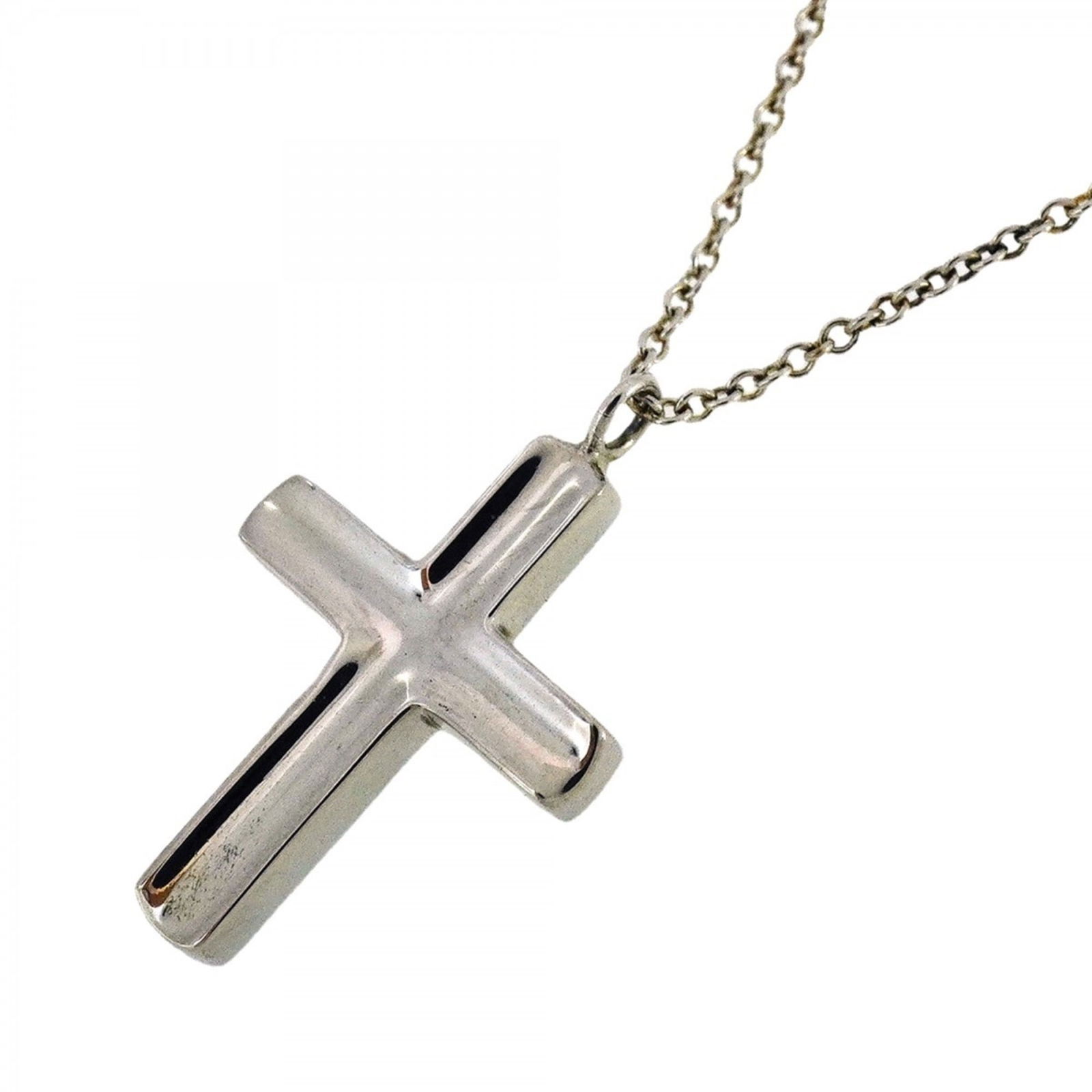 Women's - Tiffany Concave Cross Necklace - Silver 925: Women's - Tiffany Concave Cross Necklace - Silver 925 This listing features Women's - Tiffany Concave Cross Necklace - Silver 925. Item specifics are provided below. Item Specifics: Brand: Tiffany Nec