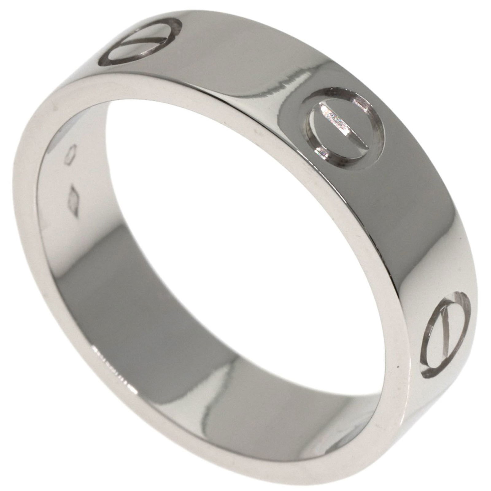 Women's Cartier Love Ring #57 Platinum PT950 (1 of 8)