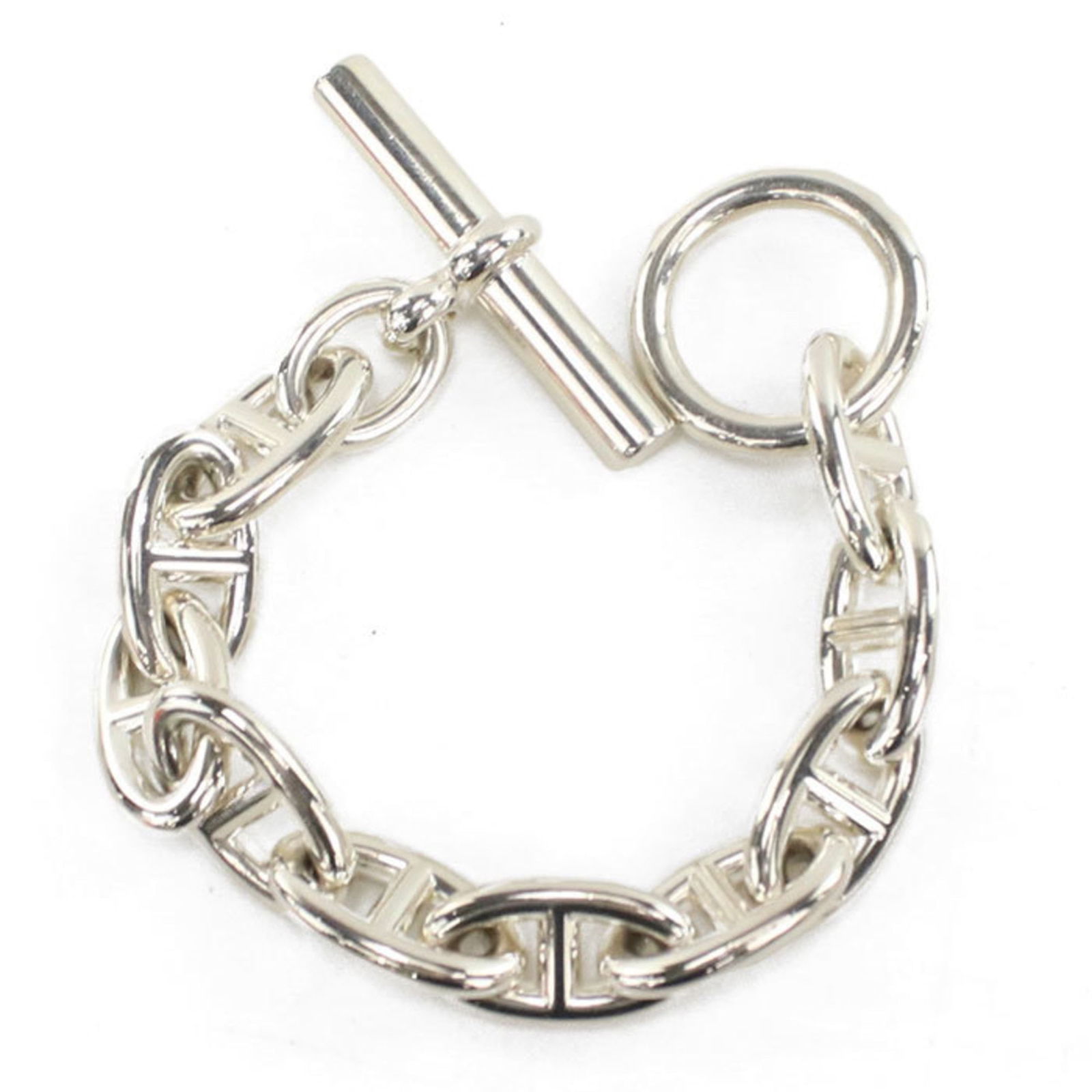 925 Hermes Charm Bracelet Silver (1 of 5)