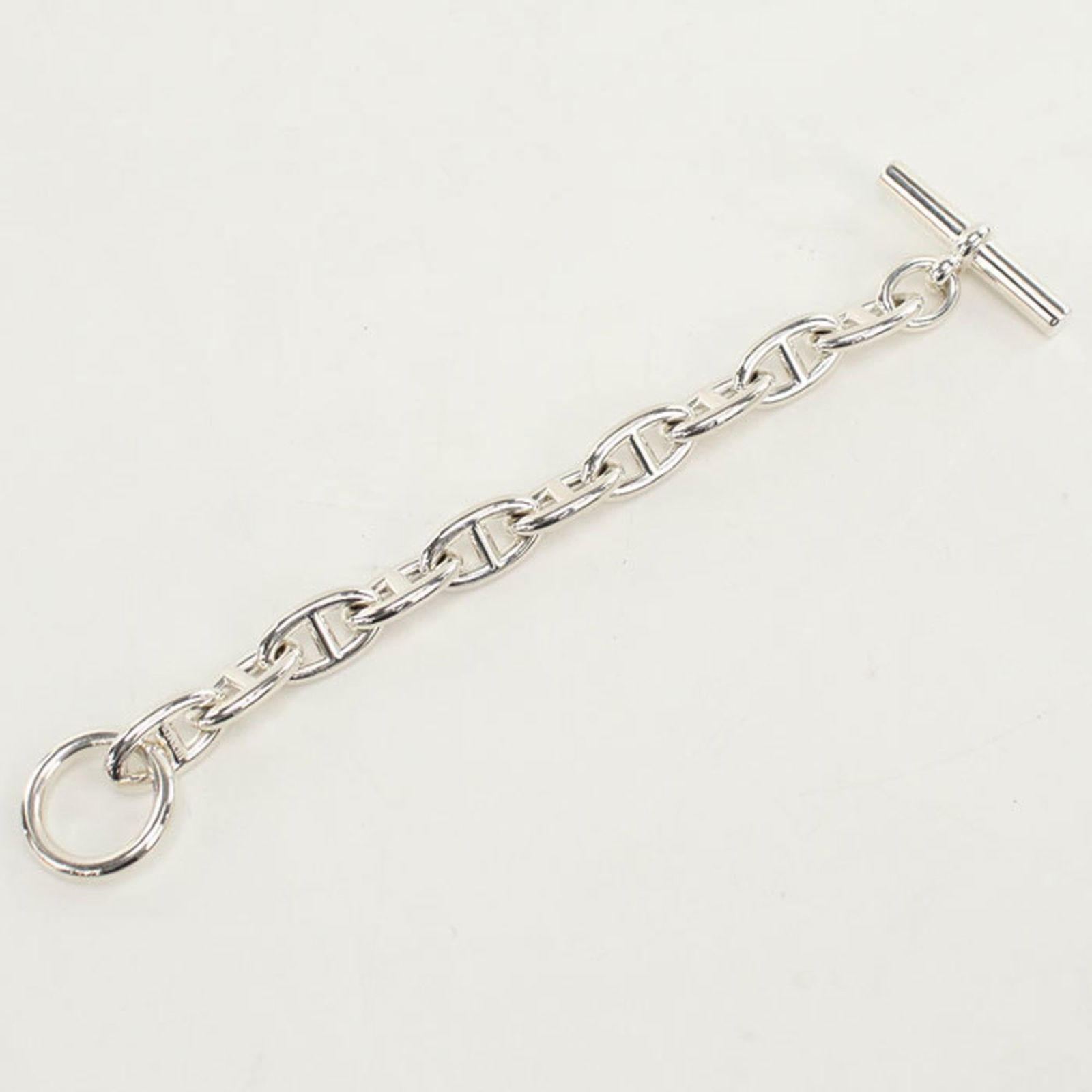 925 Hermes Charm Bracelet Silver - 5
