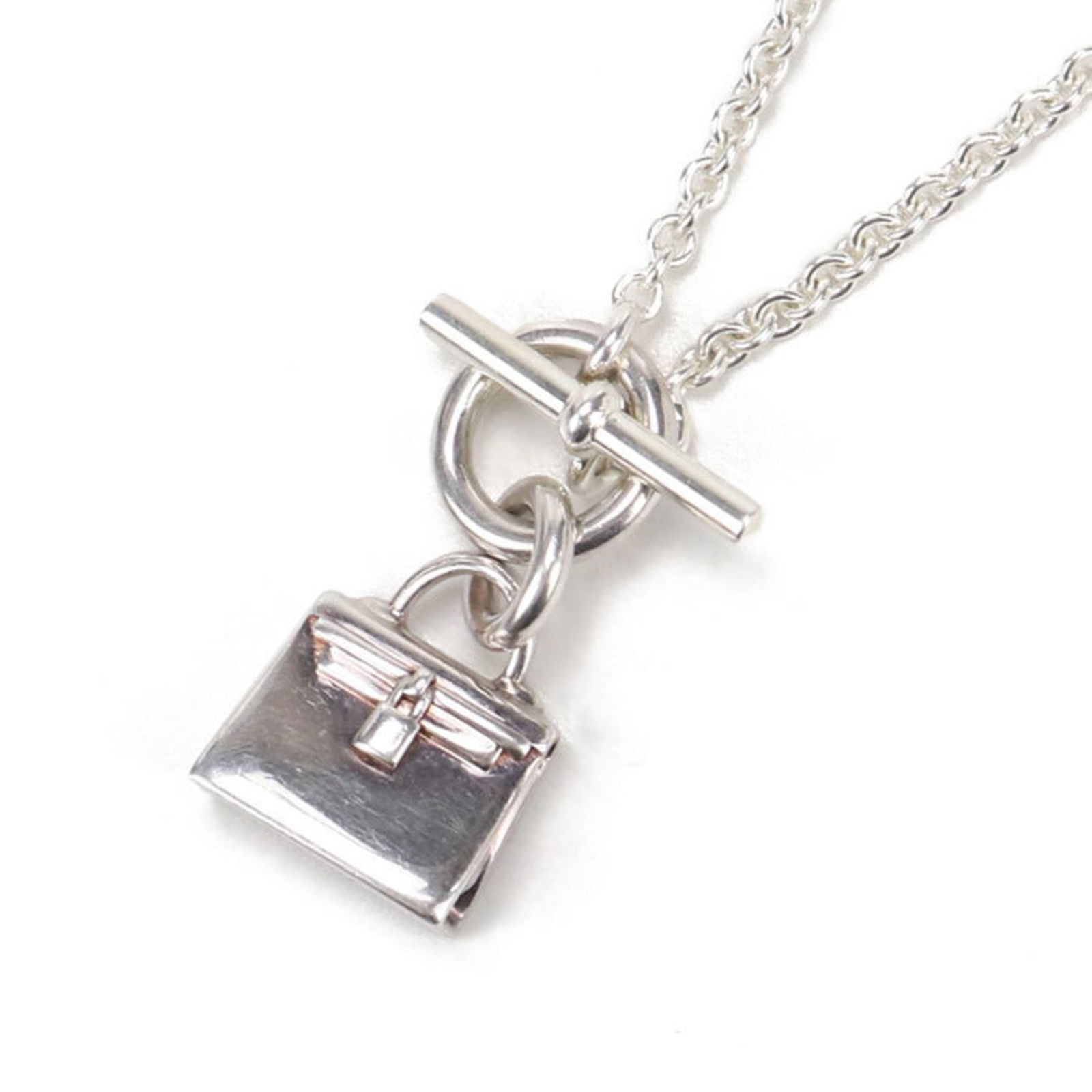 Silver - HERMES Amulet Kelly Necklace for Women (1 of 6)