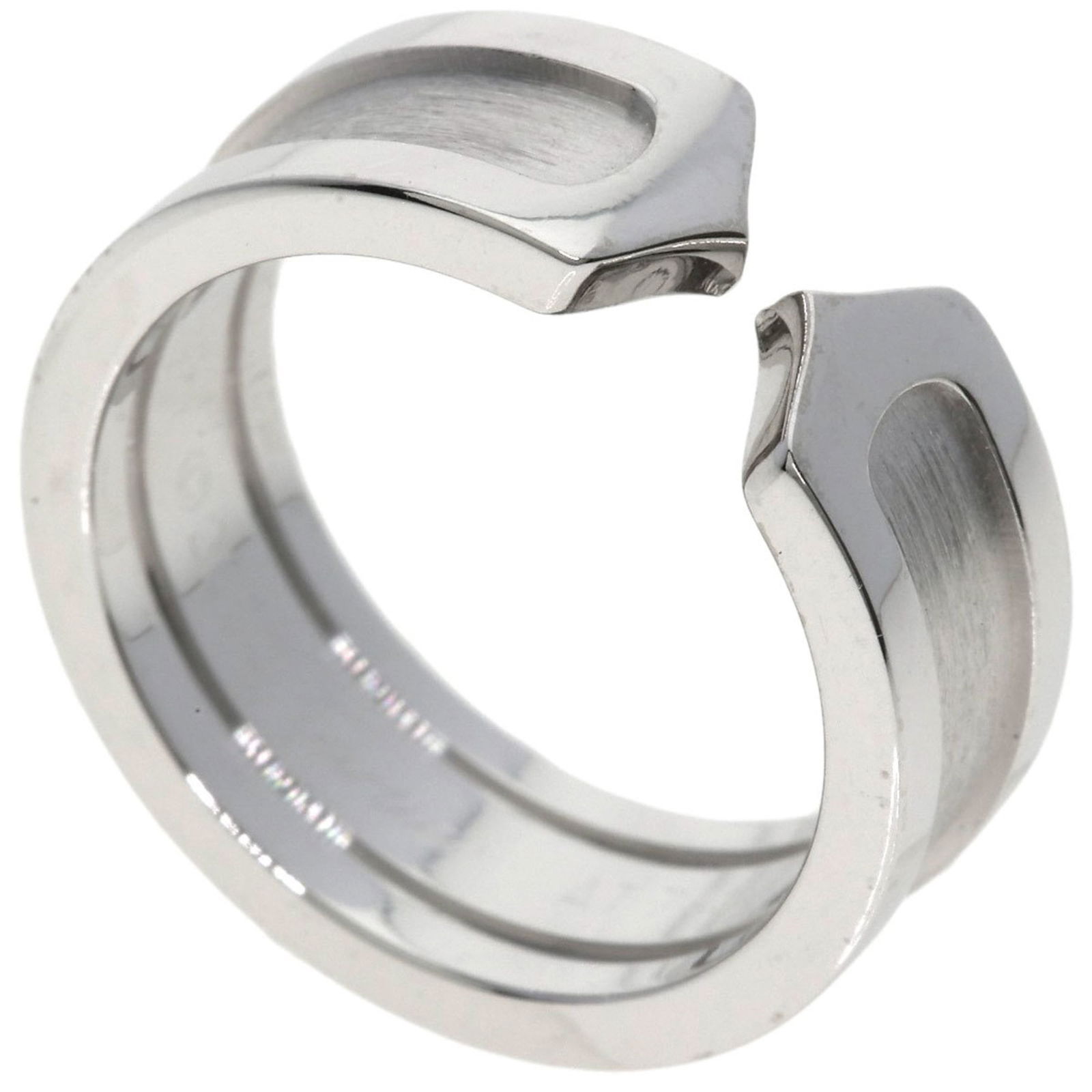 (18K) Cartier Band Ring White Gold: (18K) Cartier Band Ring White Gold This listing features (18K) Cartier Band Ring White Gold. Item specifics are provided below. Item Specifics: Brand: Cartier Type: Band Ring Gender: Women Material: