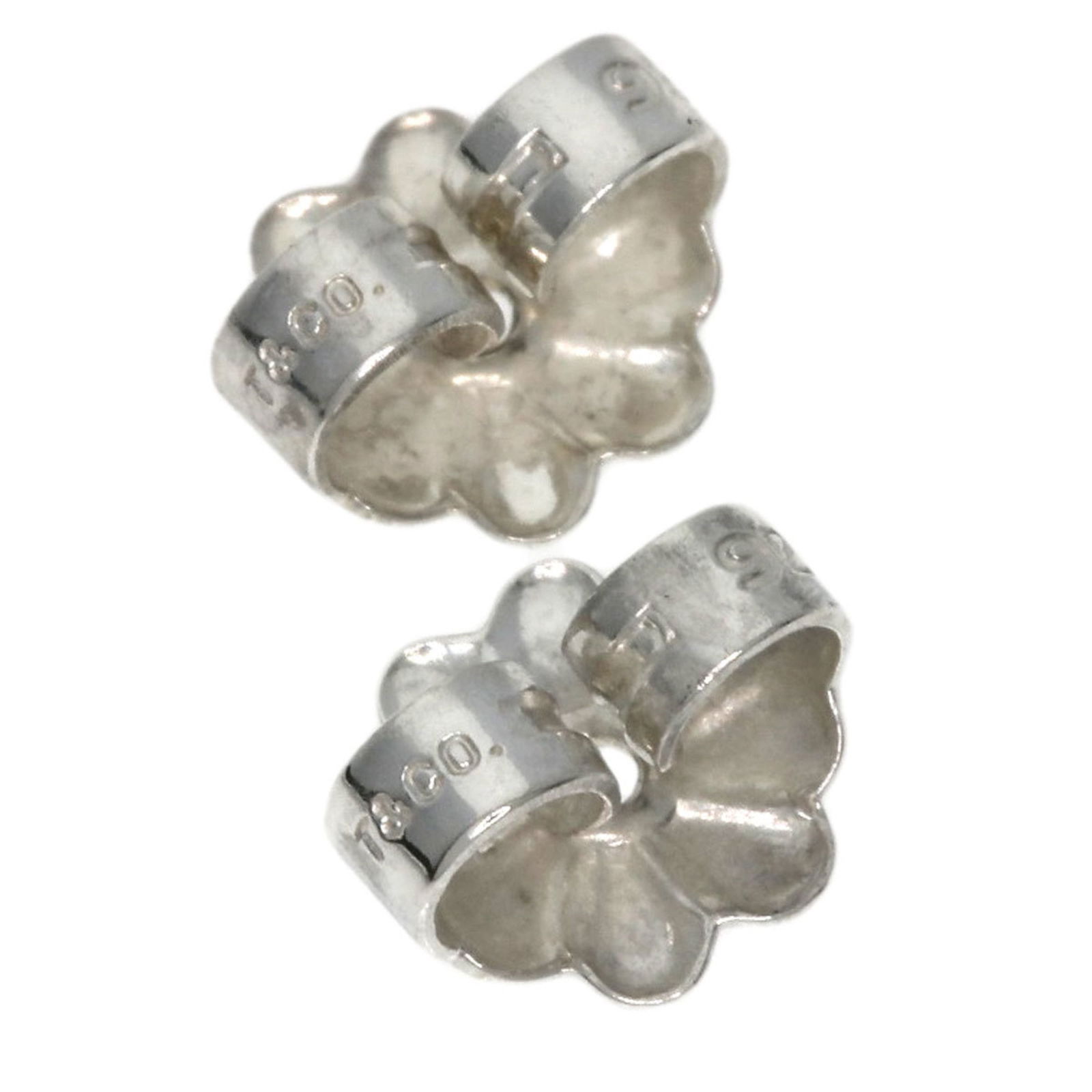 Silver Tiffany Stud Earrings - 4