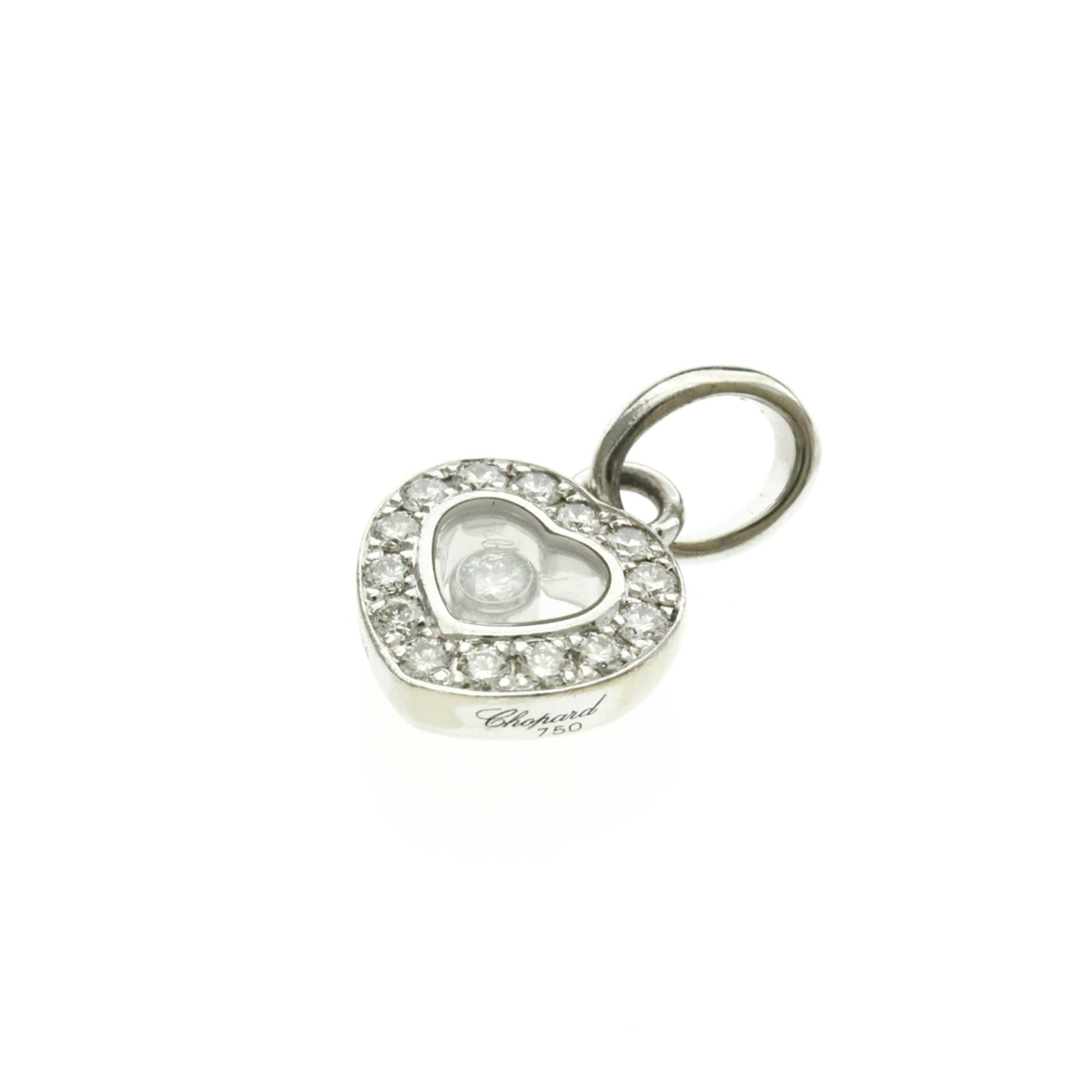 Women Fashion Pendant Necklace (Silver) - Chopard Happy Diamond Top 79/ 1084 White Gold (18K): Women Fashion Pendant Necklace (Silver) - Chopard Happy Diamond Top 79/ 1084 White Gold (18K) Diamond Men This listing features Women Fashion Pendant Necklace (Silver) - Chopard Happy Diamond Top 79/