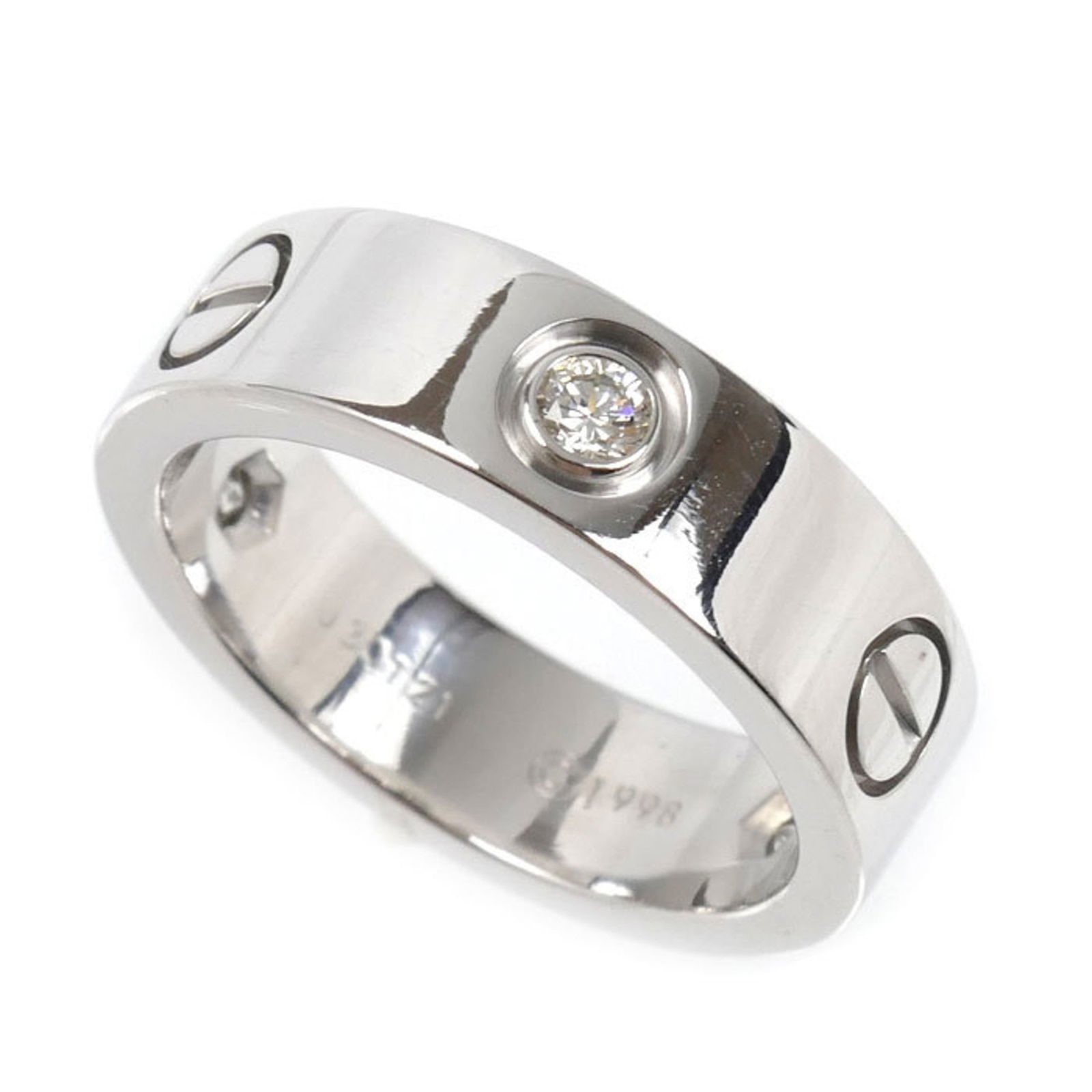 (18K) Cartier Band Ring White Gold: (18K) Cartier Band Ring White Gold This listing features (18K) Cartier Band Ring White Gold. Item specifics are provided below. Item Specifics: Brand: Cartier Type: Band Ring Gender: Women Material: