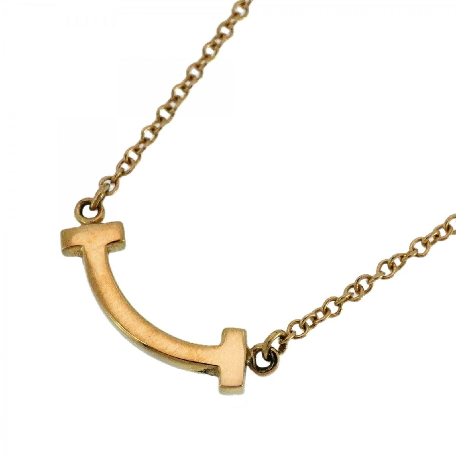 Women Tiffany T Smile Mini Necklace in 18KYG Yellow Gold for (1 of 6)