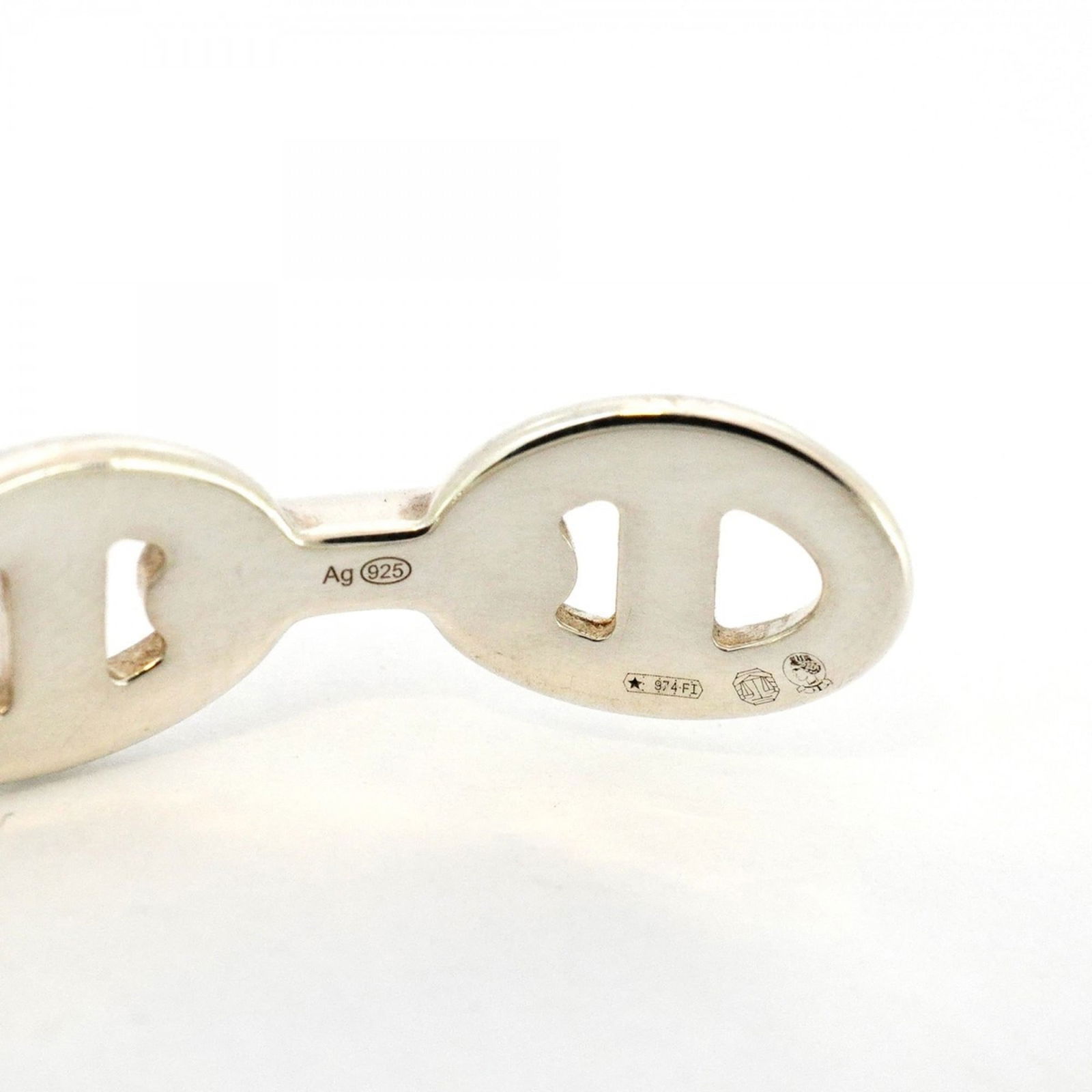 925 Hermes Bangle Silver - 7