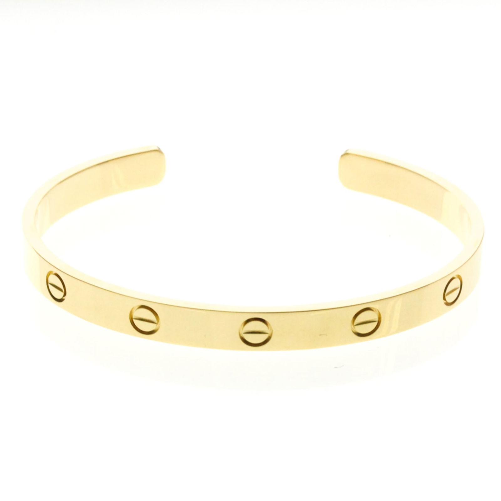 (18K) Cartier Bangle Yellow Gold: (18K) Cartier Bangle Yellow Gold This listing features (18K) Cartier Bangle Yellow Gold. Item specifics are provided below. Item Specifics: Brand: Cartier Type: Bangle Style: Fashion Gender: