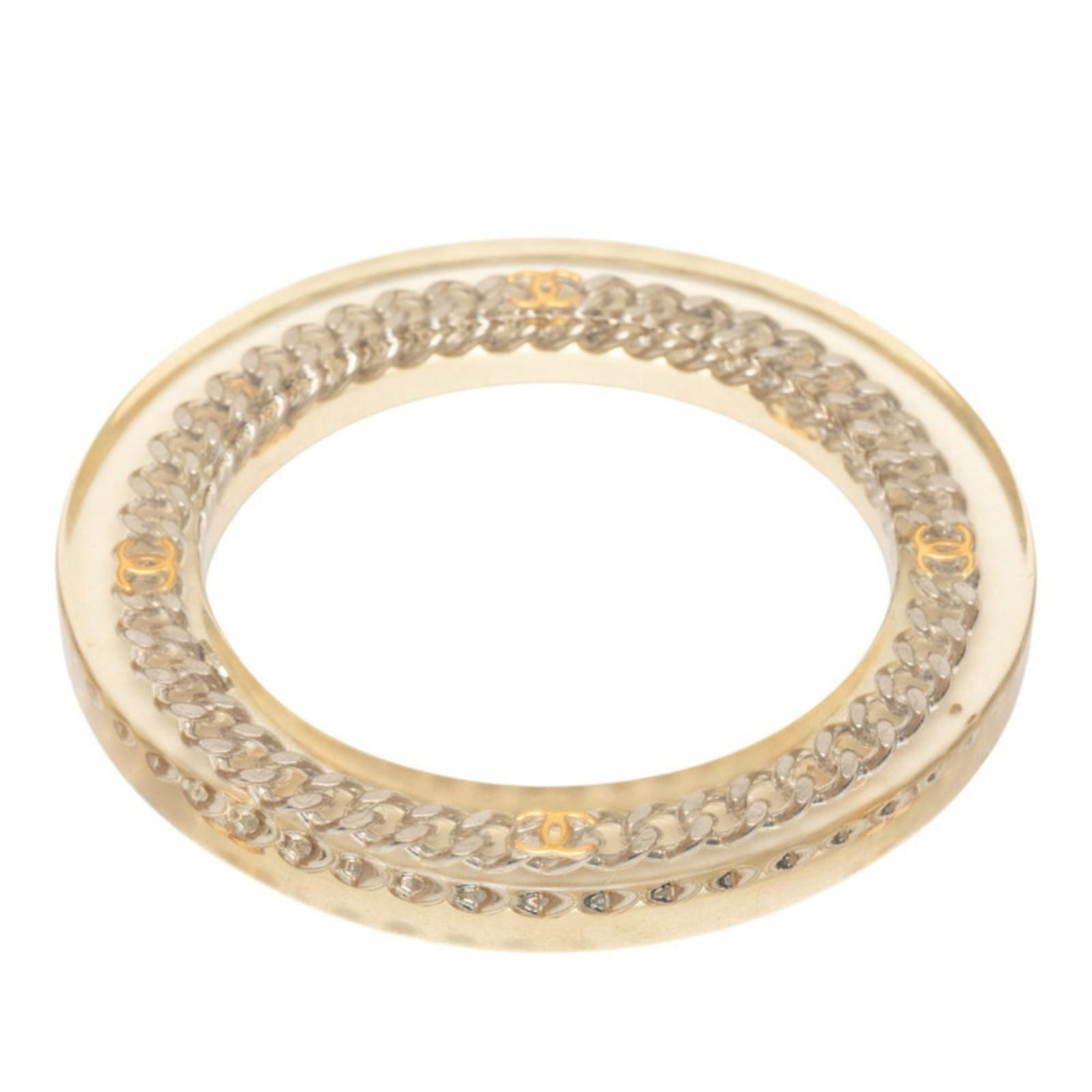 Plastic - Chanel Bangle Metal: Plastic - Chanel Bangle Metal This listing features Plastic - Chanel Bangle Metal. Item specifics are provided below. Item Specifics: Brand: Chanel Type: Bangle Gender: Women Material: Metal, Plastic