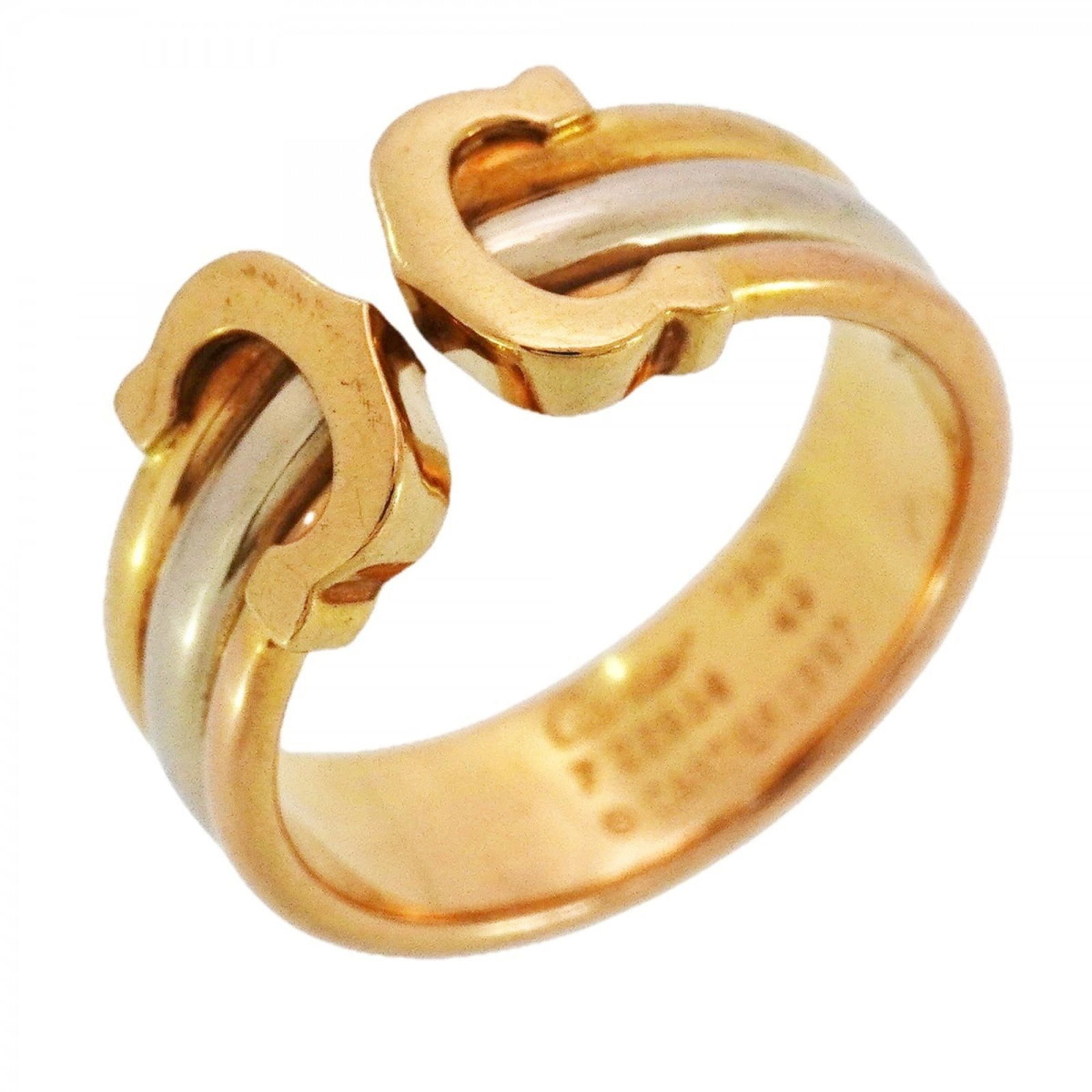 Yellow Gold (18K) - Cartier Band Ring Pink Gold (18K) - White Gold (18K) (1 of 7)