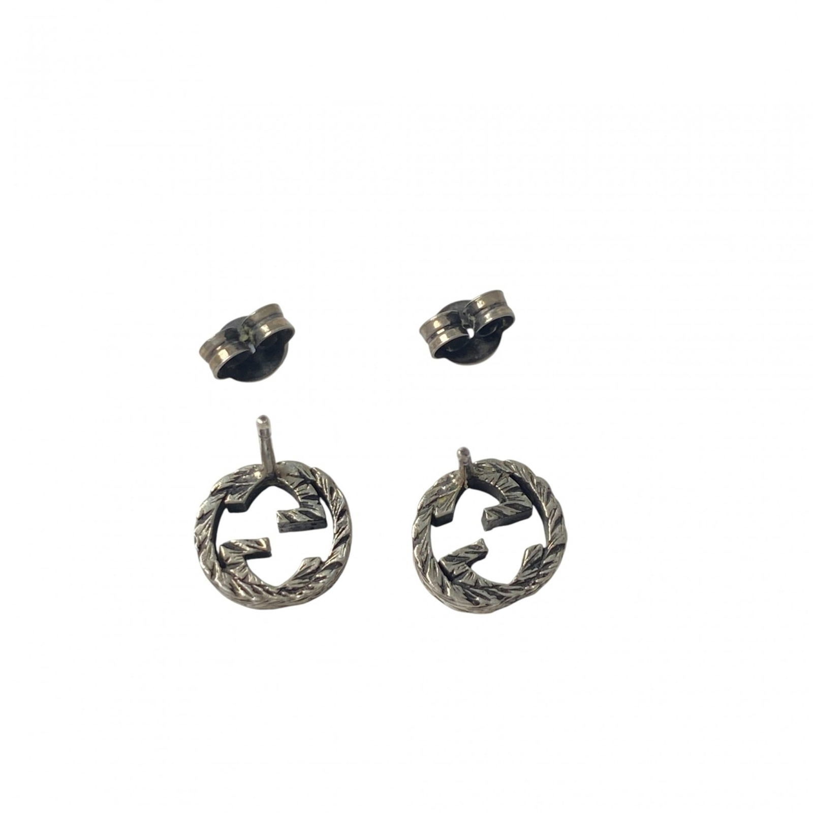 925 Gucci Stud Earrings Silver - 5