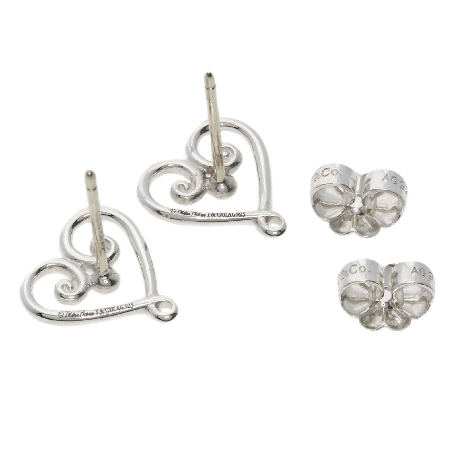 Silver Tiffany Stud Earrings - 2