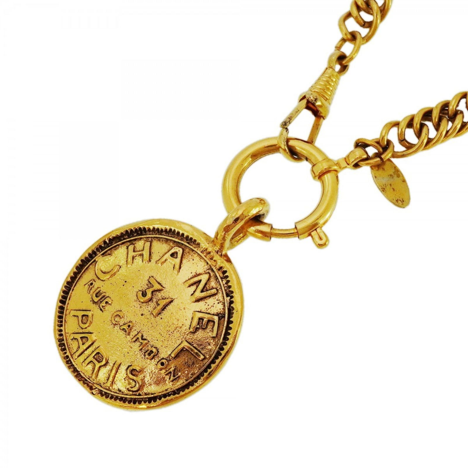 Women Chanel Cambon Circle Necklace in GP-plated Gold for: Women Chanel Cambon Circle Necklace in GP-plated Gold for This listing features Women Chanel Cambon Circle Necklace in GP-plated Gold for. Item specifics are provided below. Item Specifics: Brand: