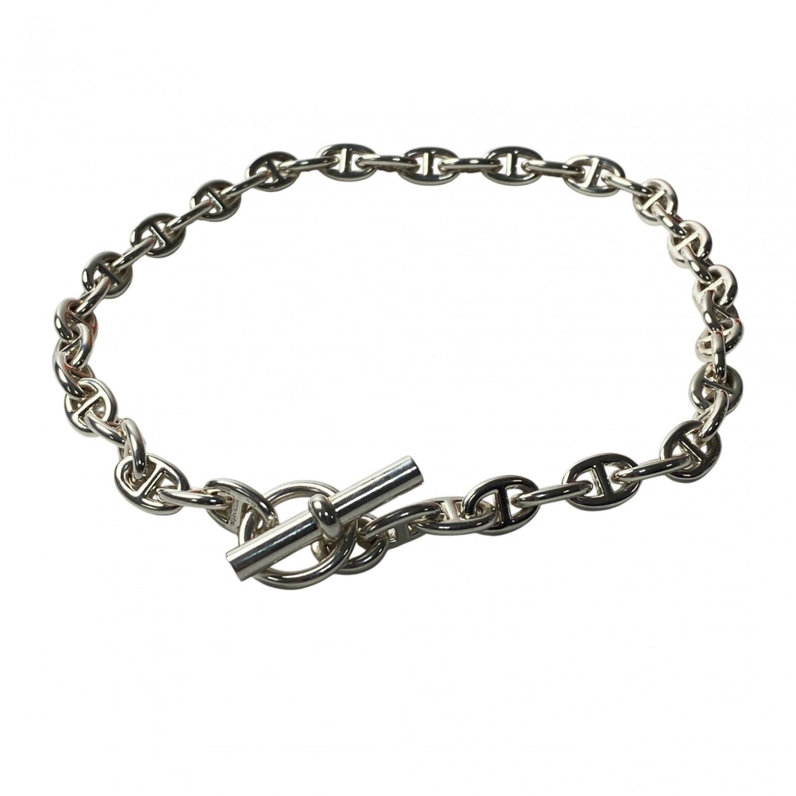 Necklace Hermes Women's Chaine d'Ancre PM 43-link: Necklace Hermes Women's Chaine d'Ancre PM 43-link This listing features Necklace Hermes Women's Chaine d'Ancre PM 43-link. Item specifics are provided below. Item Specifics: Brand: Hermes Necklace Typ