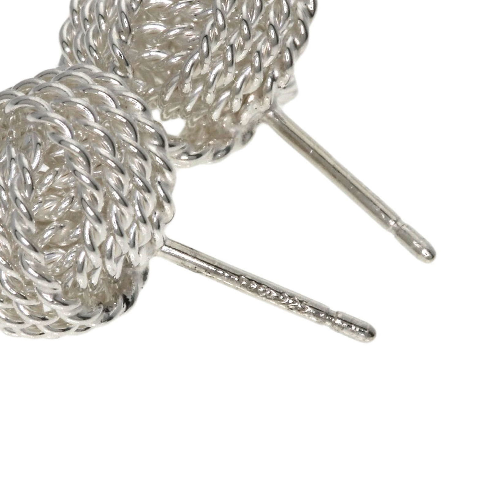 Silver Tiffany Stud Earrings - 3