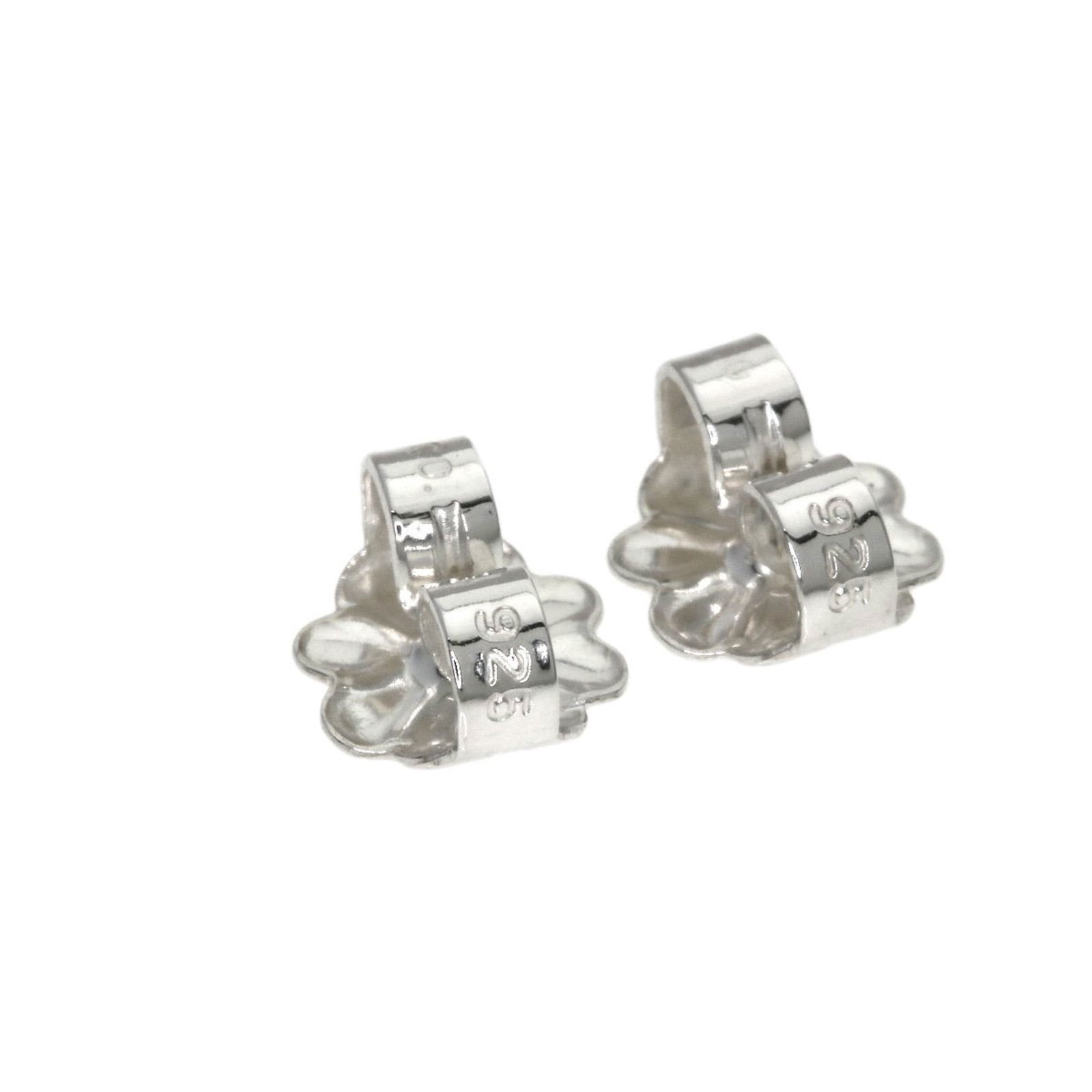 Silver Tiffany Stud Earrings - 4