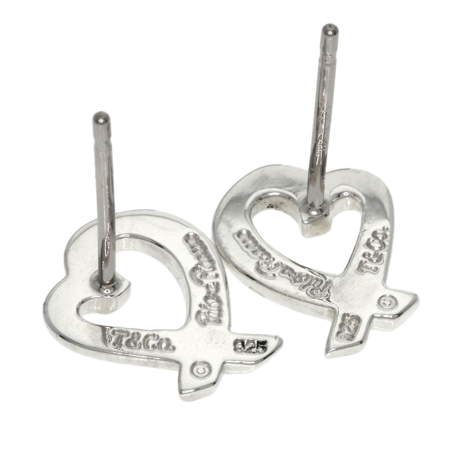 Silver Tiffany Stud Earrings - 4