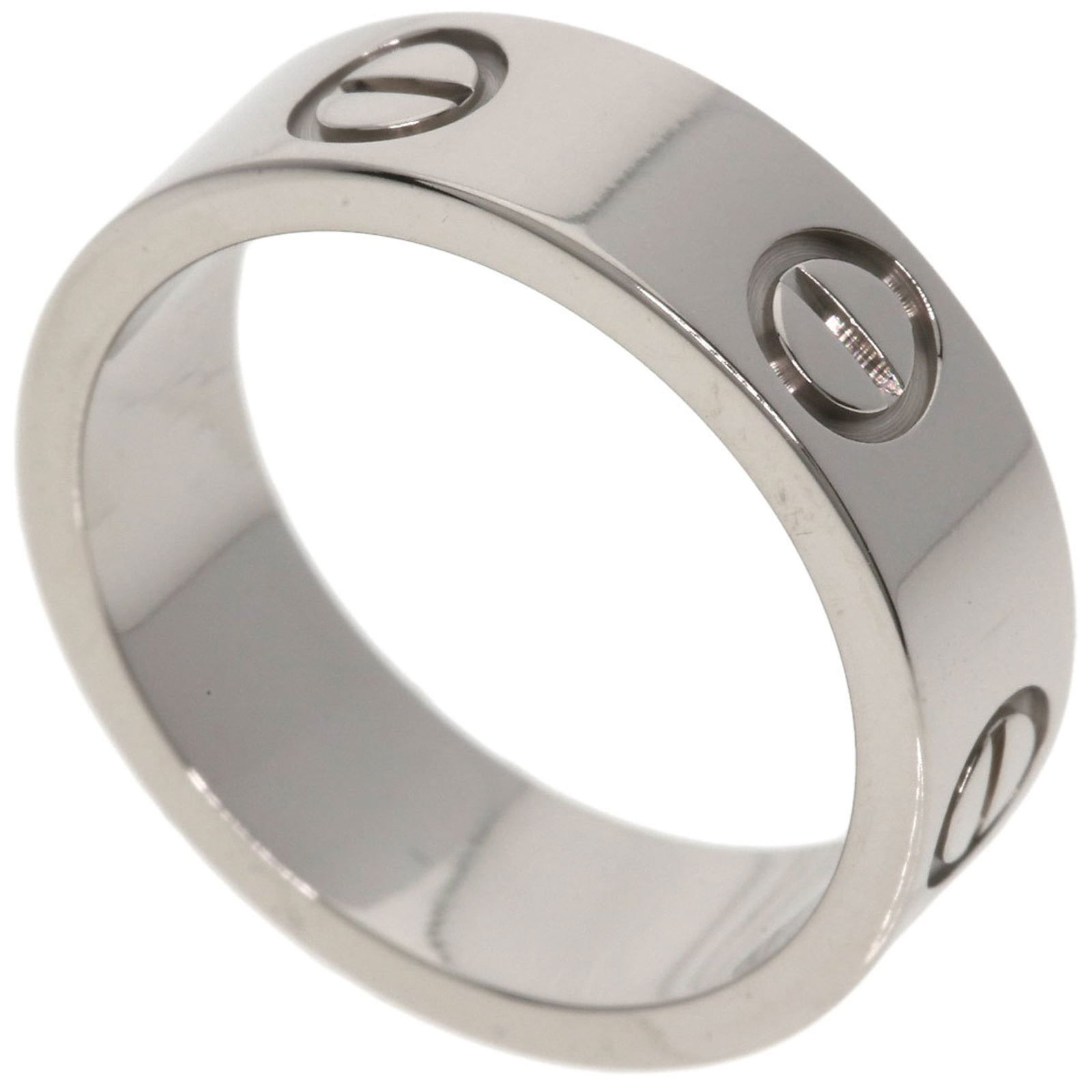 Women's Cartier Love Ring #49 18K White Gold (1 of 7)