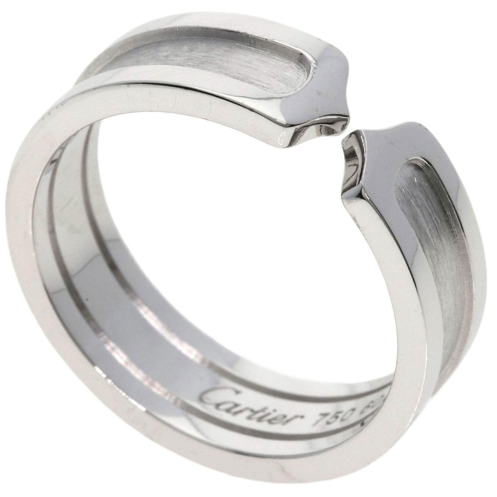 (18K) Cartier Band Ring White Gold: (18K) Cartier Band Ring White Gold This listing features (18K) Cartier Band Ring White Gold. Item specifics are provided below. Item Specifics: Brand: Cartier Type: Band Ring Gender: Women Material: W