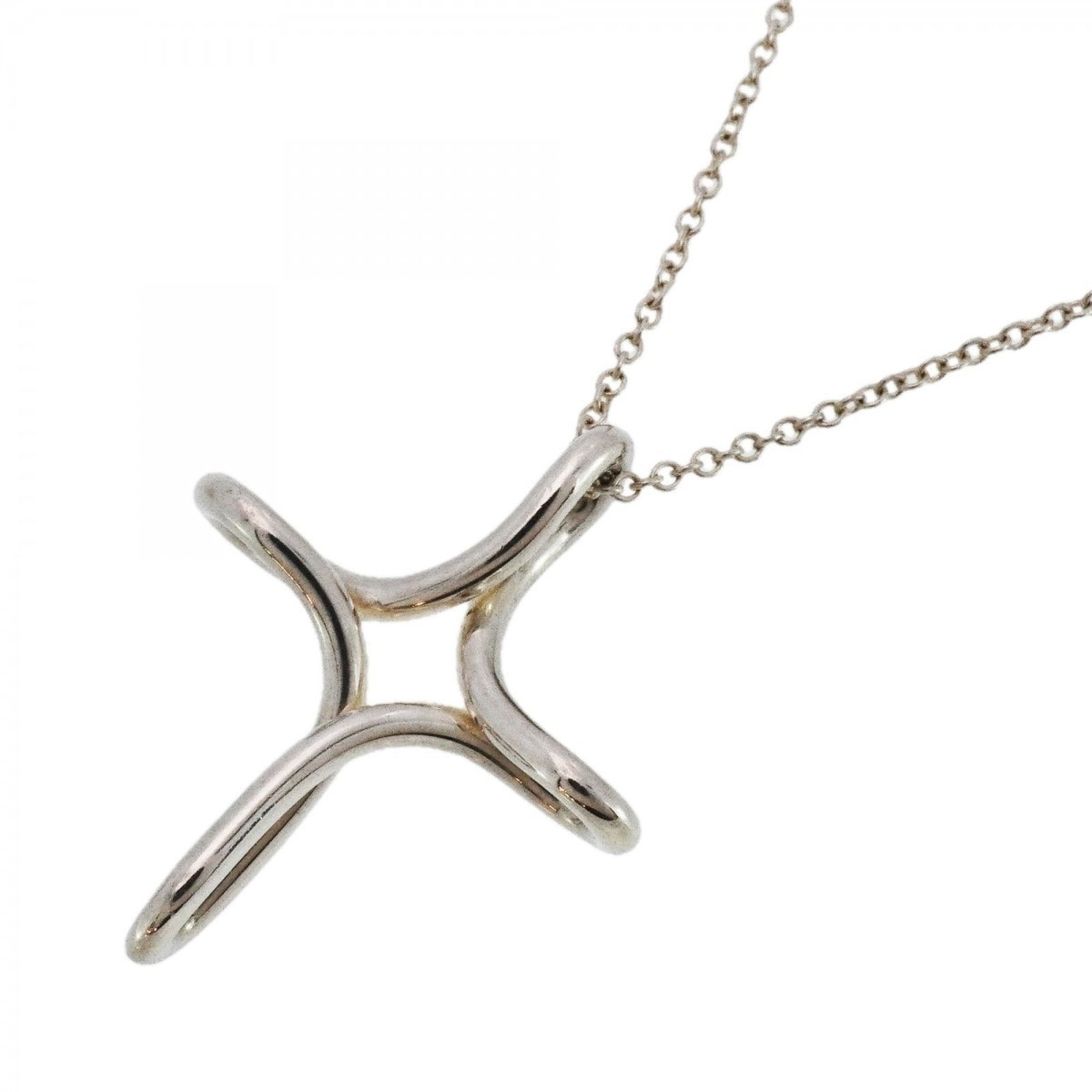 Women Tiffany Cross Necklace in Silver 925 for (1 of 7)