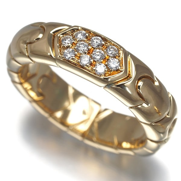Gold Bvlgari Ring Diamond Alveare Us5-5.25 18K 750 Yellow: Gold Bvlgari Ring Diamond Alveare Us5-5.25 18K 750 Yellow This listing features Gold Bvlgari Ring Diamond Alveare Us5-5.25 18K 750 Yellow. Item specifics are provided below. Item Specifics: Brand: BVL