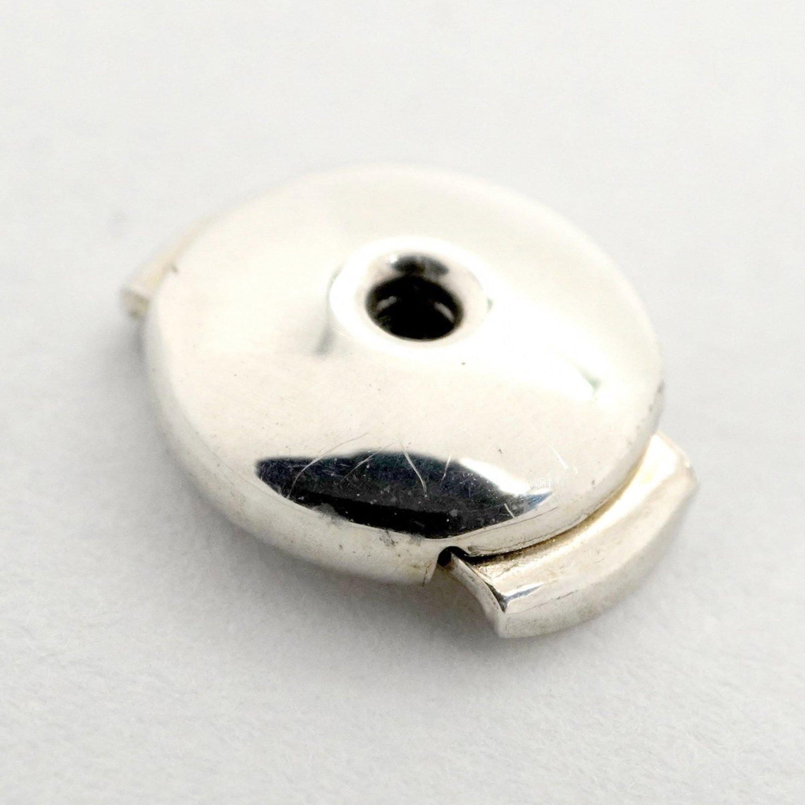 925 Hermes Stud Earrings Silver - 10