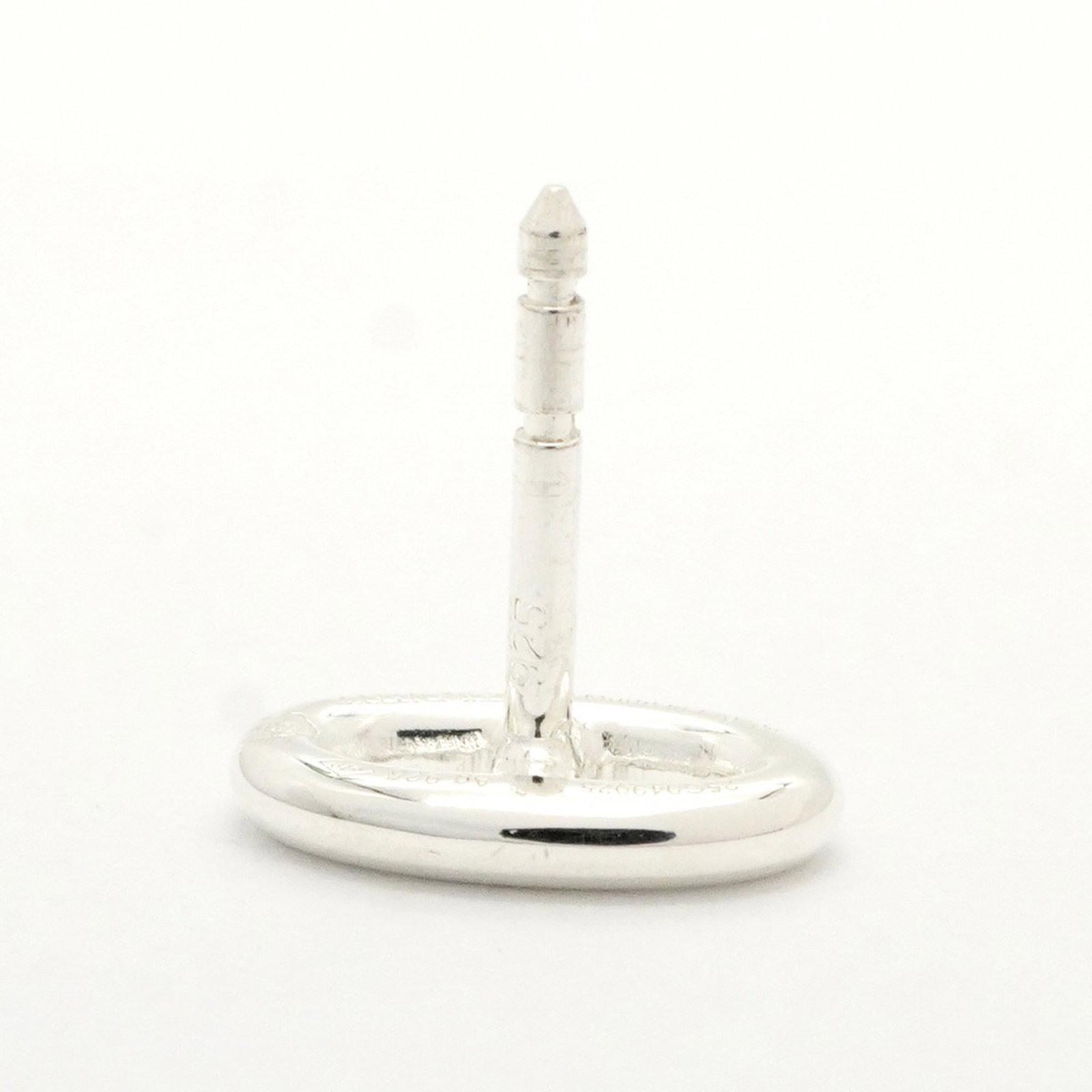 925 Hermes Stud Earrings Silver - 3