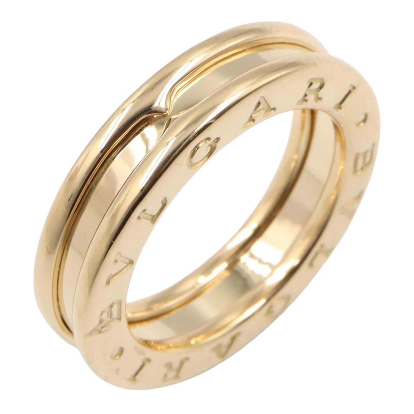 (18K) Bvlgari Band Ring Yellow Gold (1 of 6)