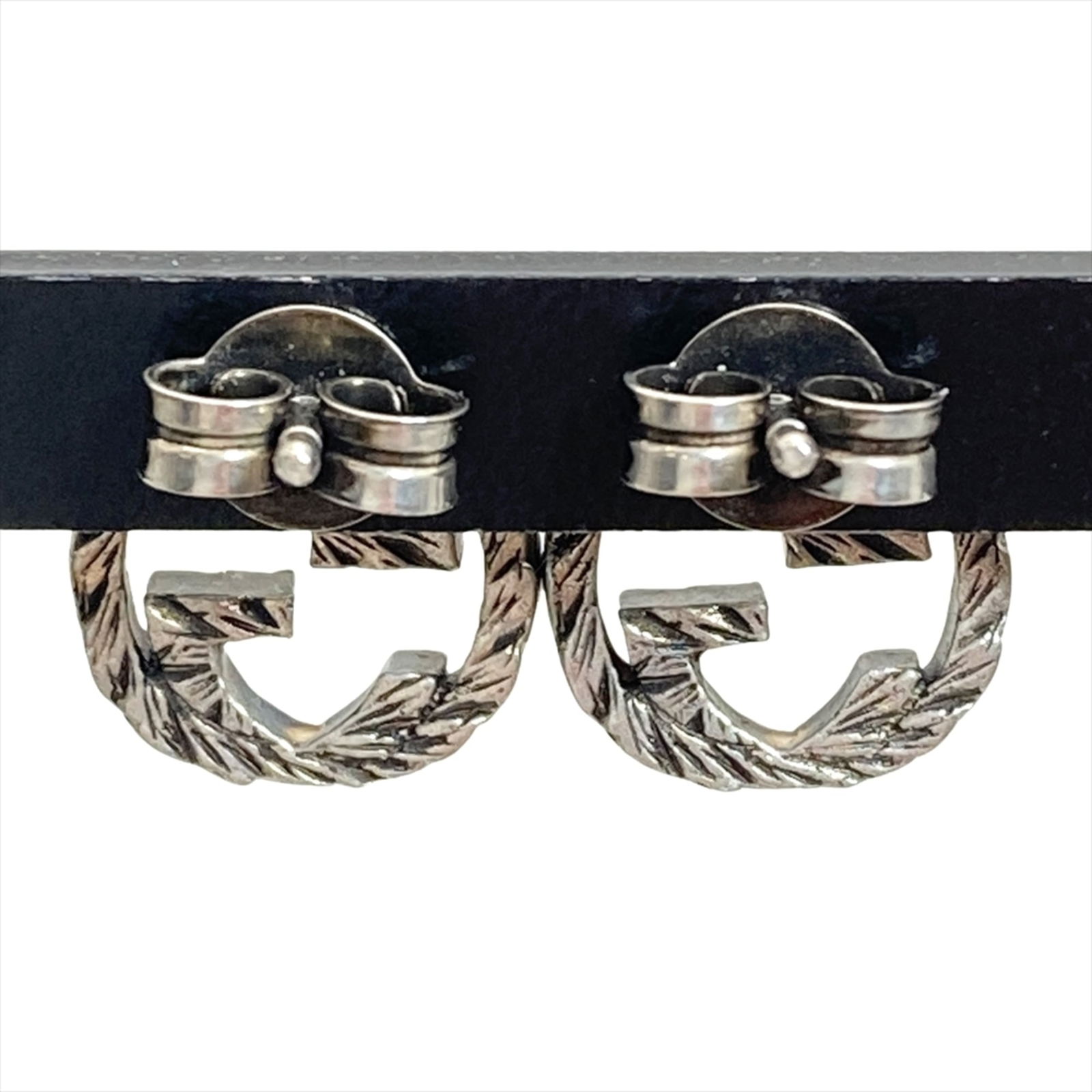 925 Gucci Stud Earrings Silver - 2