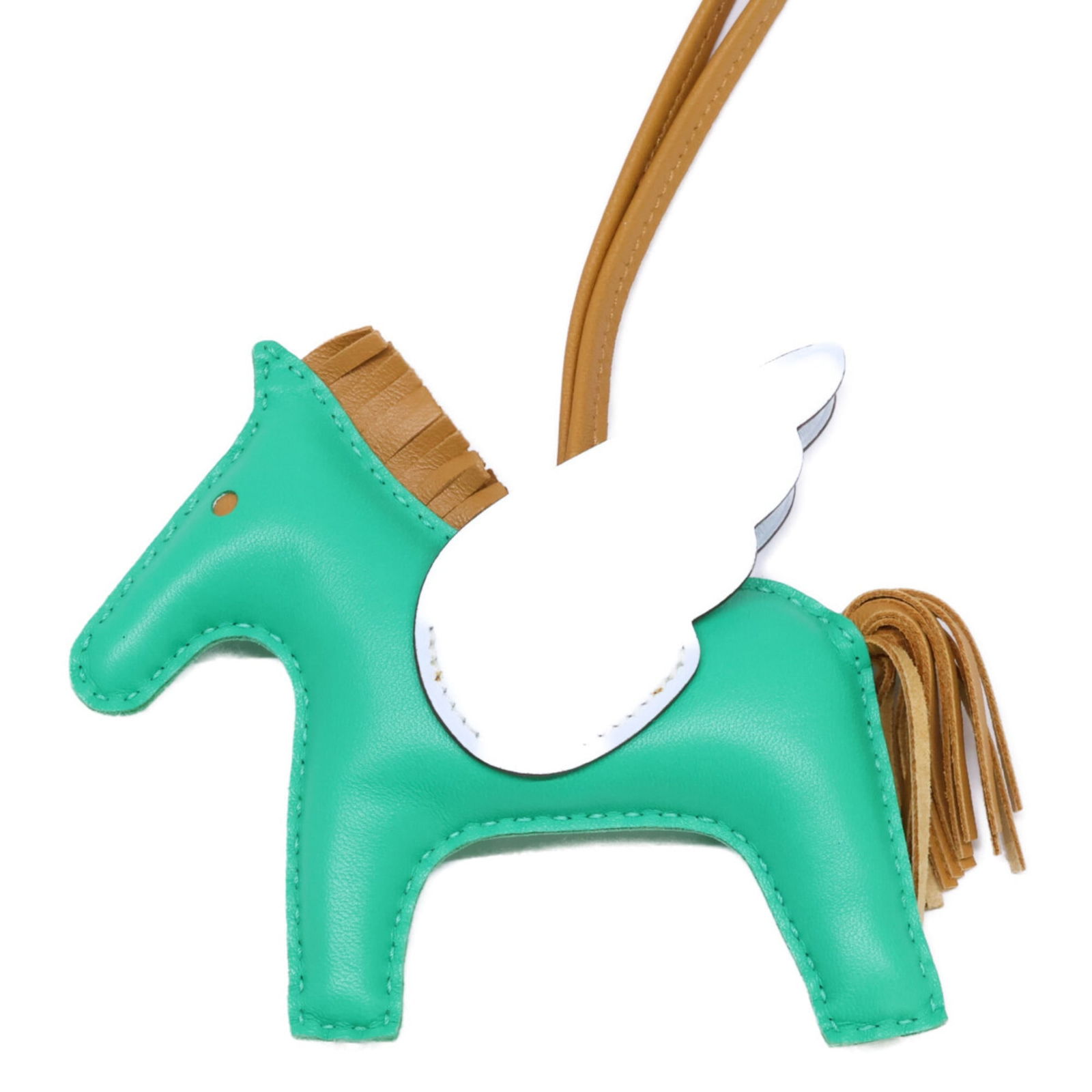 Swift Leather - Hermes Handbag Charm Agneau Milo (1 of 9)