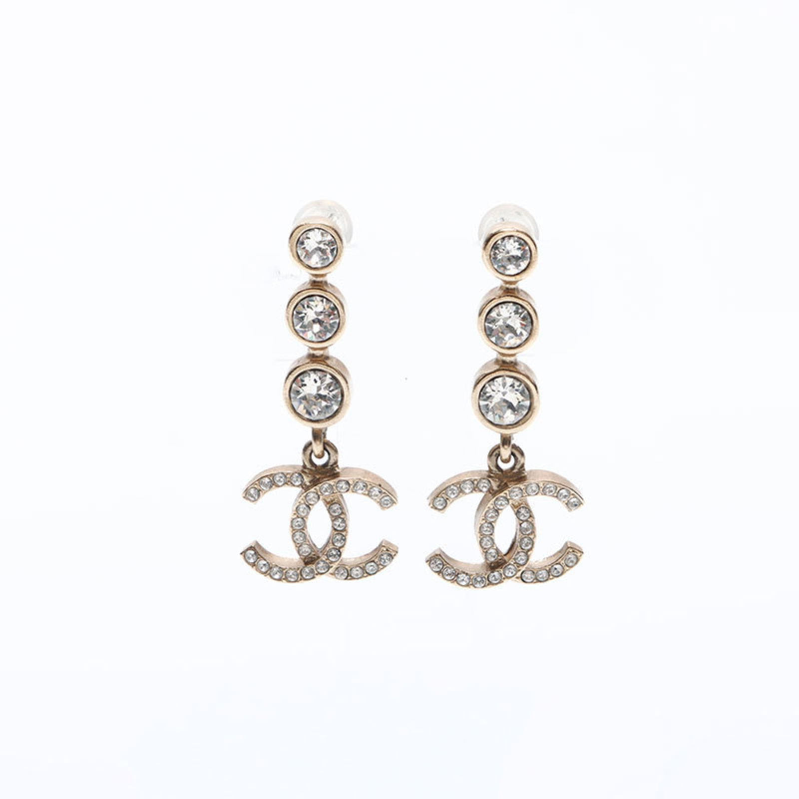 Earrings Chanel Stud: Earrings Chanel Stud This listing features Earrings Chanel Stud. Item specifics are provided below. Item Specifics: Brand: Chanel Type: Stud Earrings Gender: Women Color: Gold Size (Hxwxd): 30.00mm x