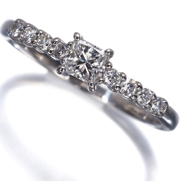 Platinum Vendome Ring Diamond 0.20Ct/ 0.15Ct Us5.75-6 900 (1 of 6)