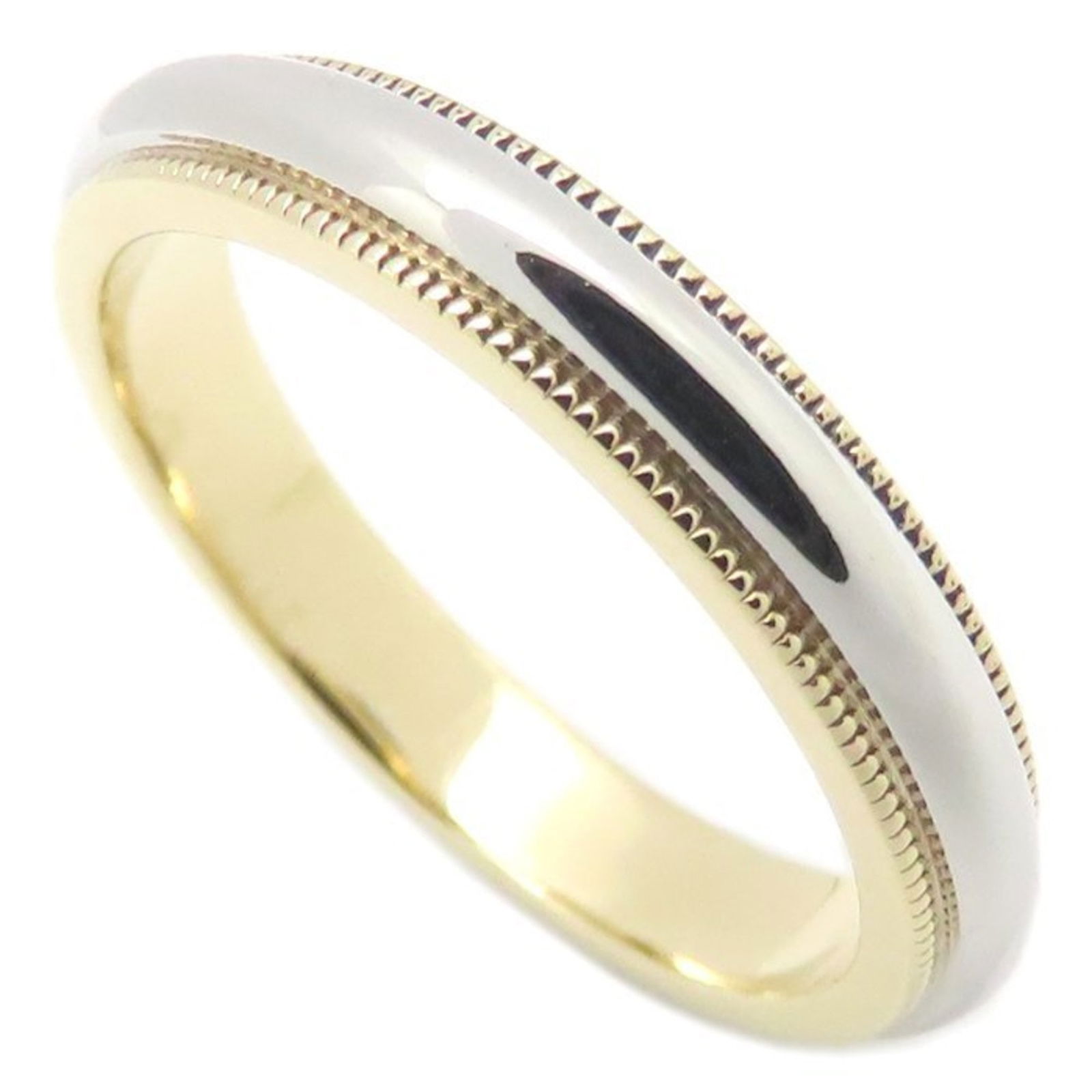 (18K) Tiffany Band Ring Yellow Gold: (18K) Tiffany Band Ring Yellow Gold This listing features (18K) Tiffany Band Ring Yellow Gold. Item specifics are provided below. Item Specifics: Brand: Tiffany Type: Band Ring Gender: Women Color: