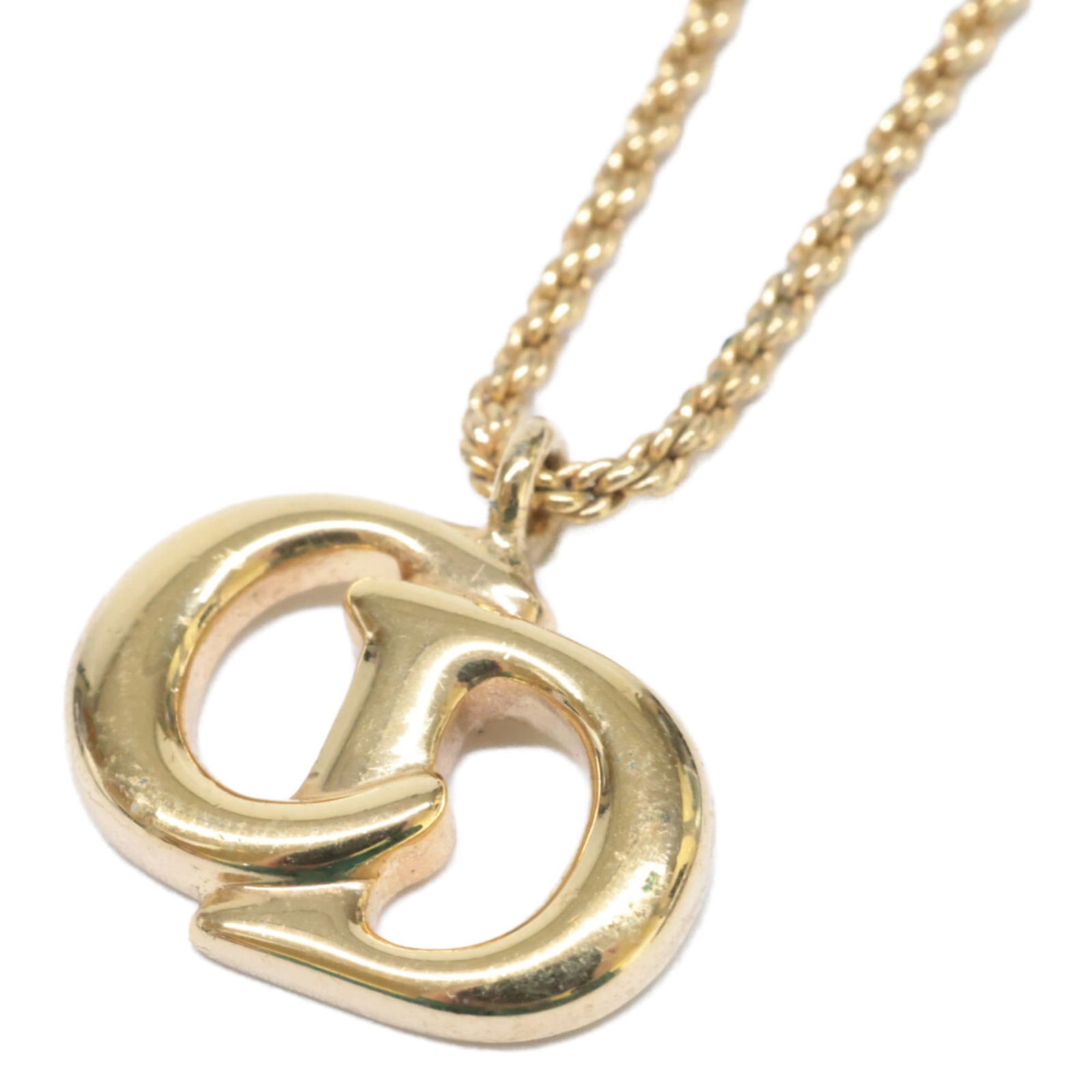 women Christian Dior CD logo top rope chain necklace in gold for: women Christian Dior CD logo top rope chain necklace in gold for This listing features women Christian Dior CD logo top rope chain necklace in gold for. Item specifics are provided below. Item