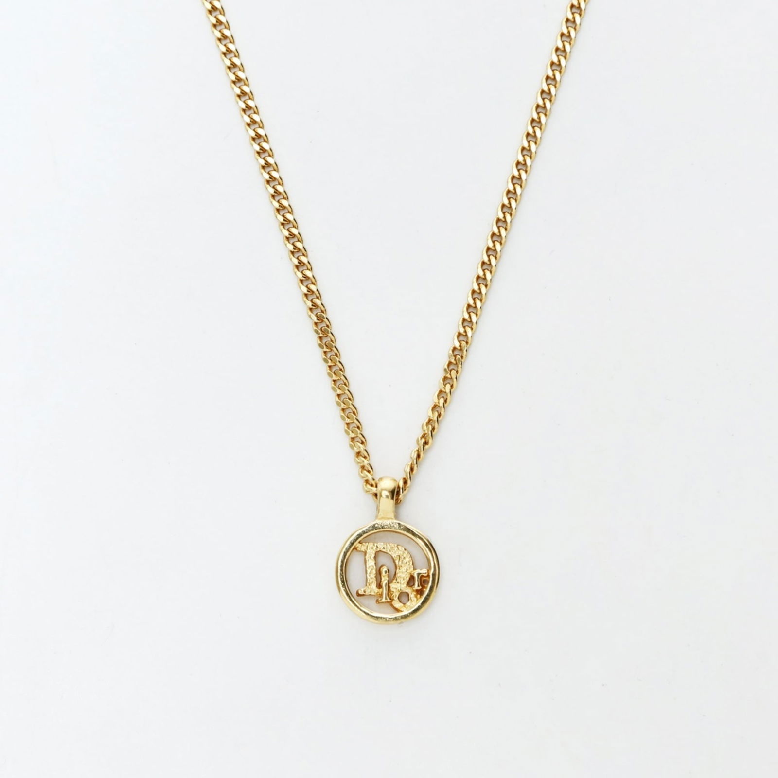 gold Christian Dior CD logo necklace in: gold Christian Dior CD logo necklace in This listing features gold Christian Dior CD logo necklace in. Item specifics are provided below. Item Specifics: Brand: Christian Dior Necklace Type: