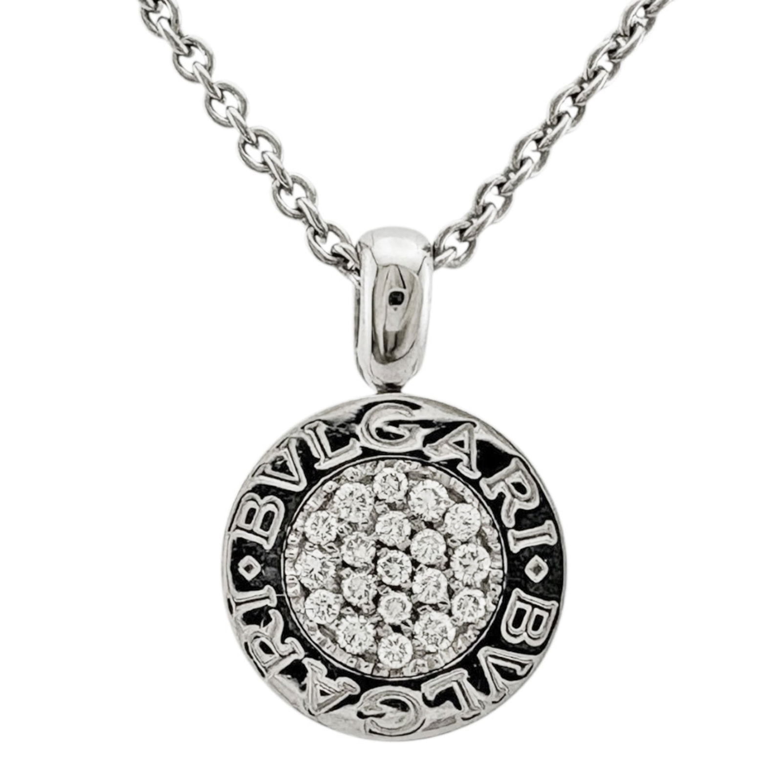 Pre-owned BVLGARI Necklace 18K Diamond Women's: Pre-owned BVLGARI Necklace 18K Diamond Women's This listing features Pre-owned BVLGARI Necklace 18K Diamond Women's. Item specifics are provided below. Item Specifics: Brand: Bvlgari Necklace Type: